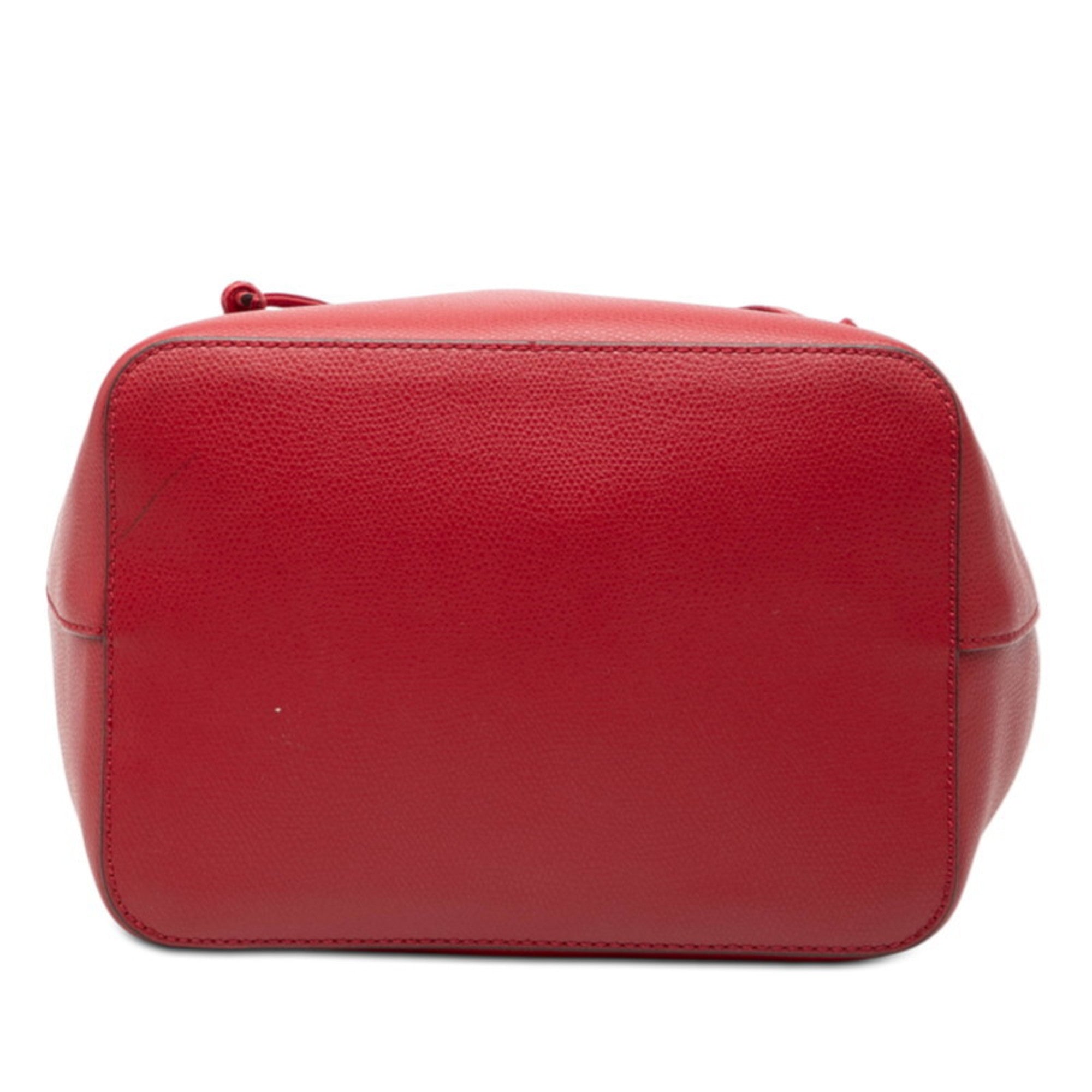 Fendi Red Color Leather Backpack