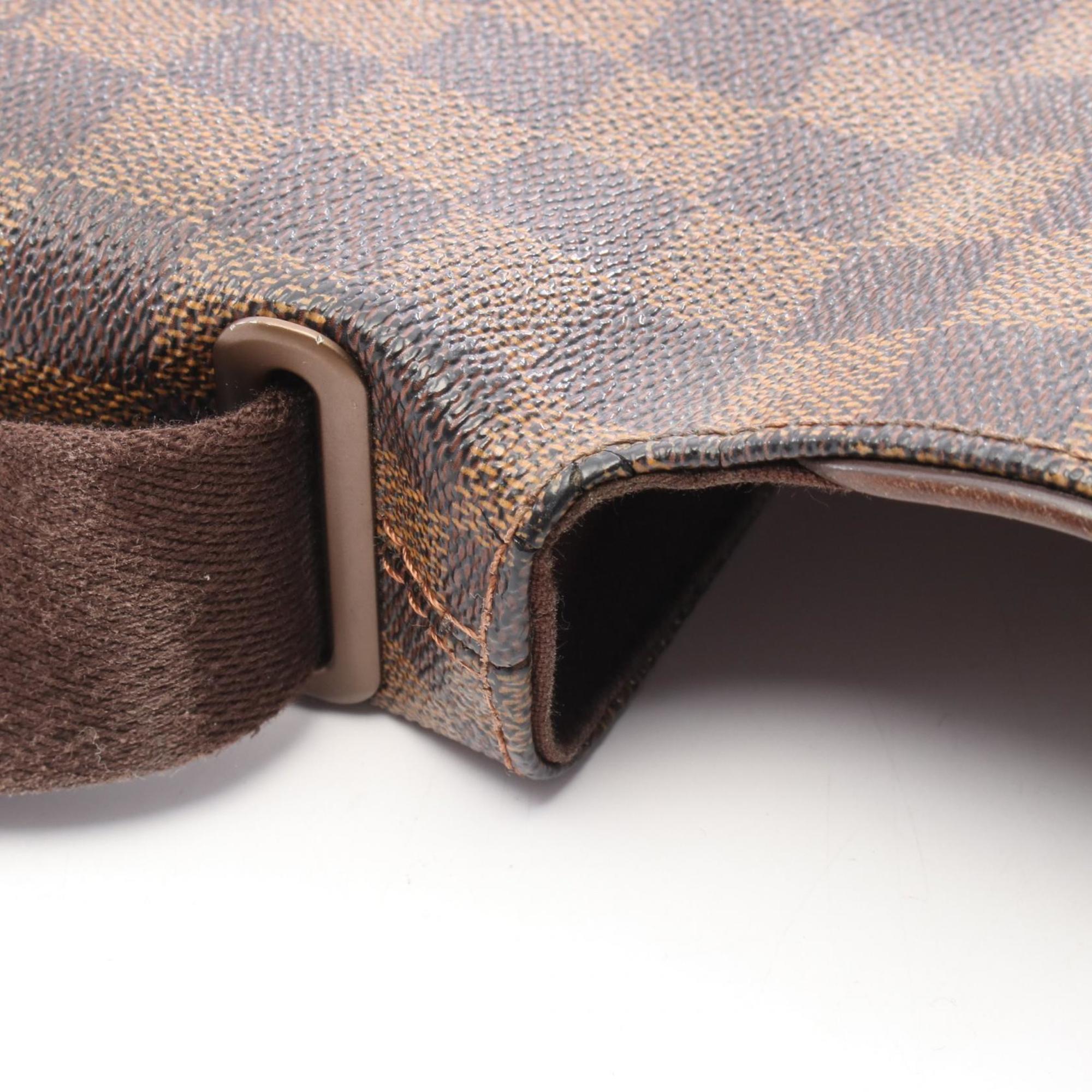 Louis Vuitton Brown Damier Canvas Coated Canvas Leather Handbag Shoulder Bag