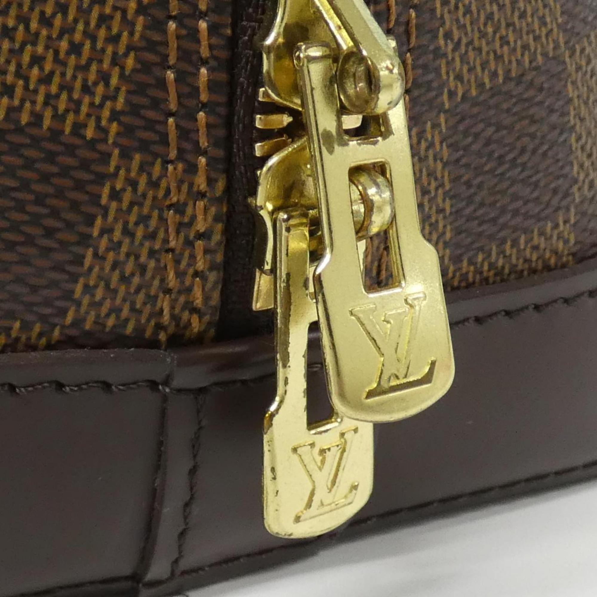 Louis Vuitton Ebene Coated Canvas Handbag