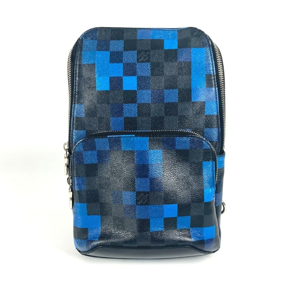 Louis Vuitton Damier Graphite Black Blue Damier Graphite Shoulder Bag Sling Bag