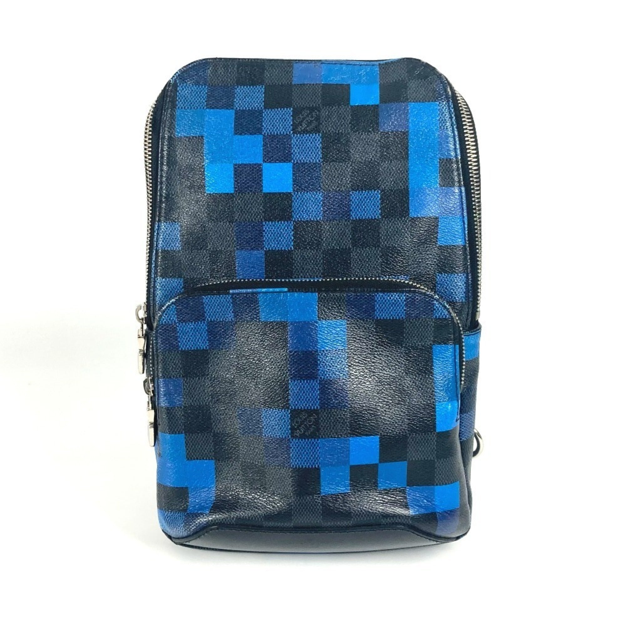 Louis Vuitton Damier Graphite Black Blue Damier Graphite Shoulder Bag Sling Bag