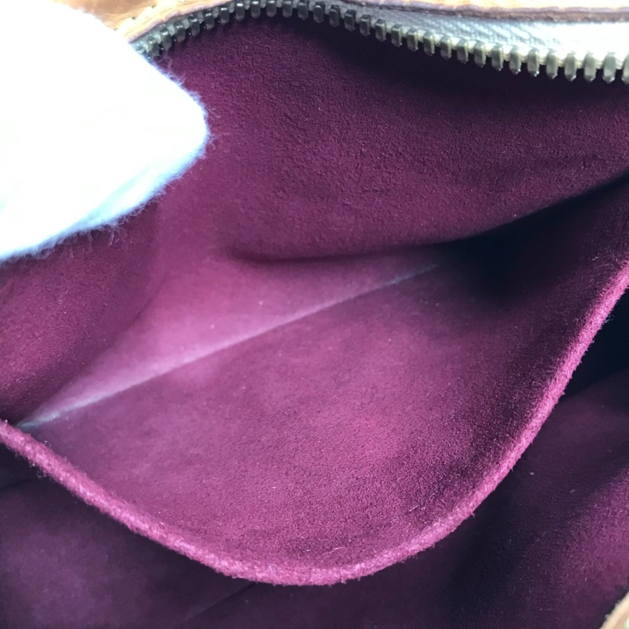 Louis Vuitton White Coated Canvas Shoulder Bag