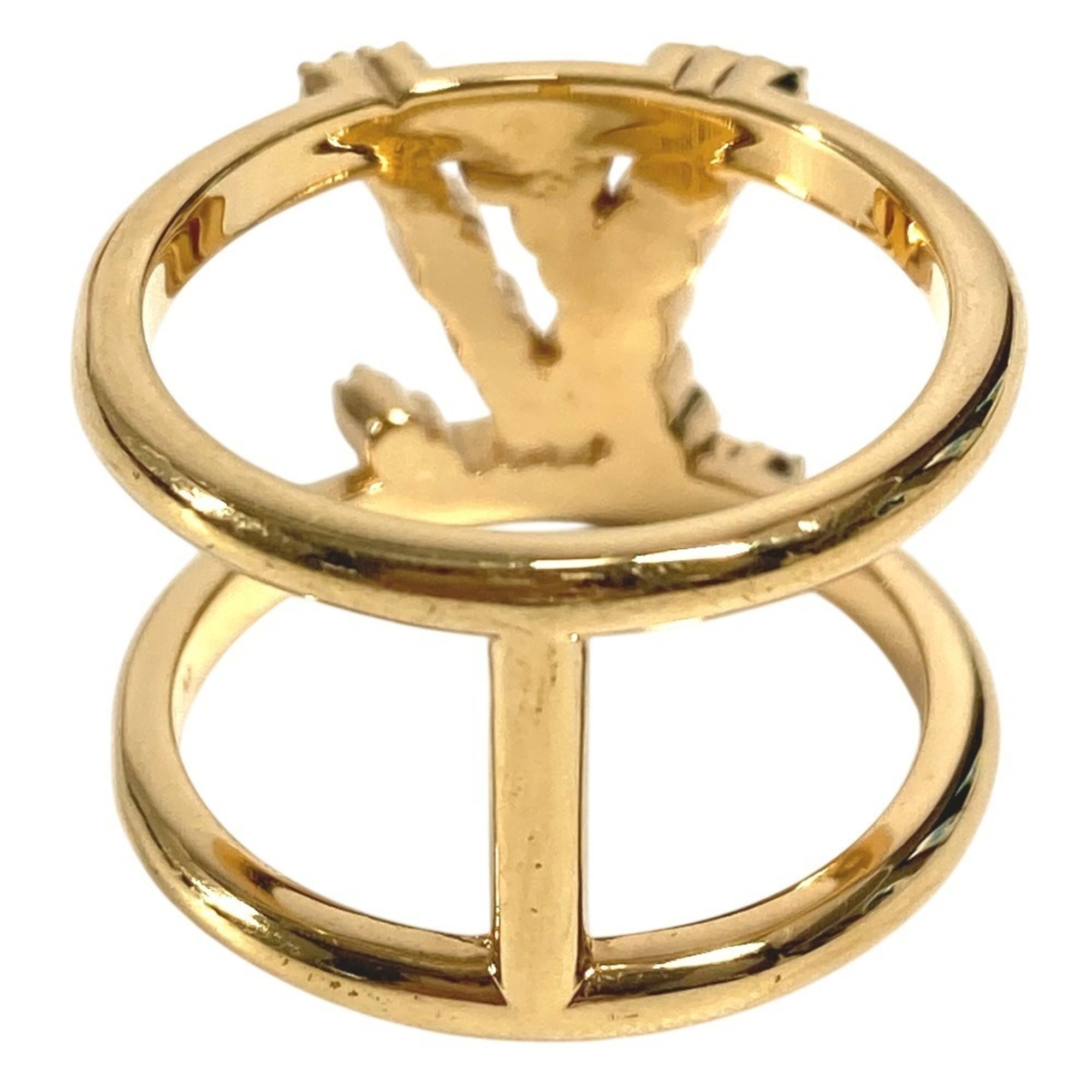 Louis Vuitton Gold Metal Band Ring