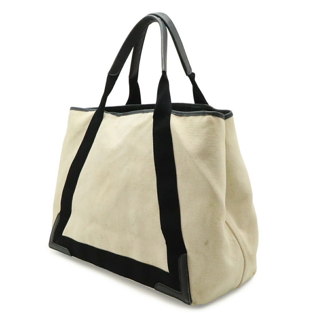 Balenciaga Black Navy Canvas Handbag Pouch Shoulder Bag Tote