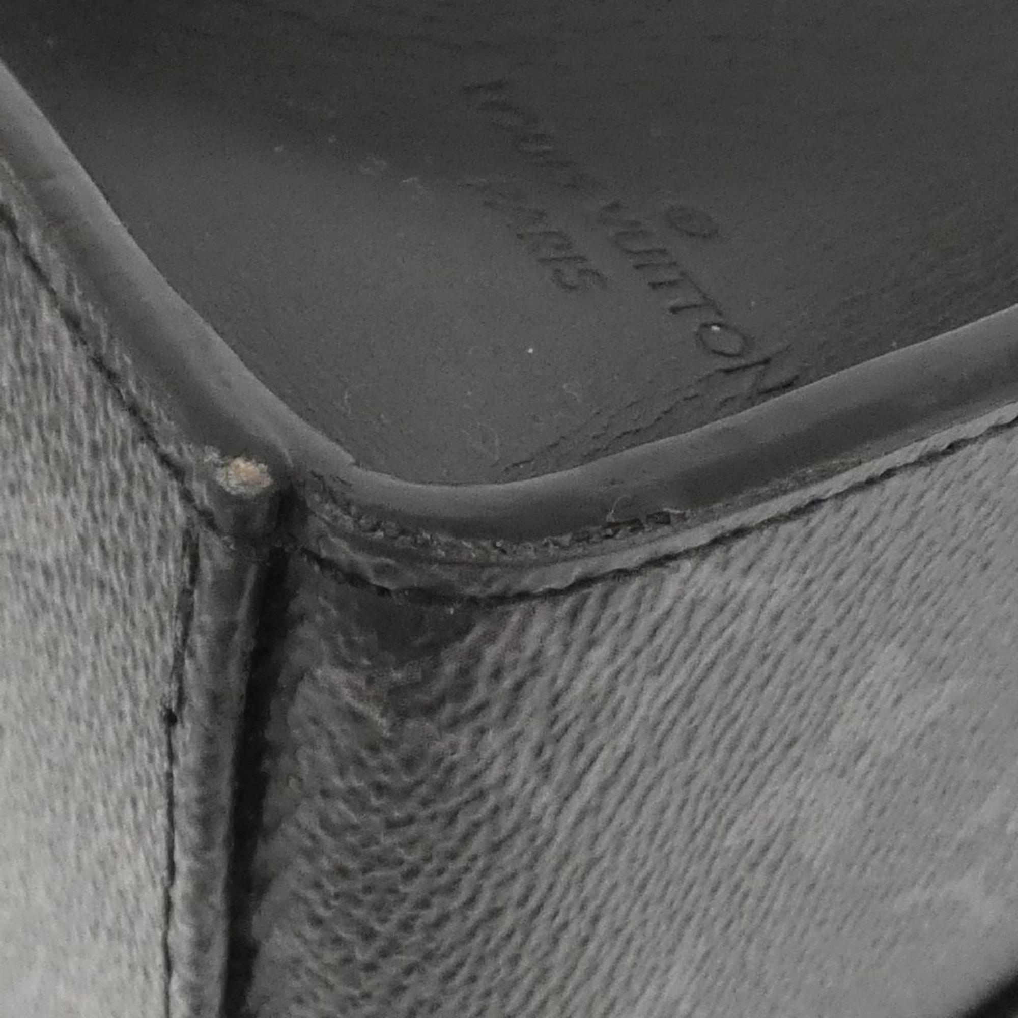 Louis Vuitton Black Coated Canvas Handbag