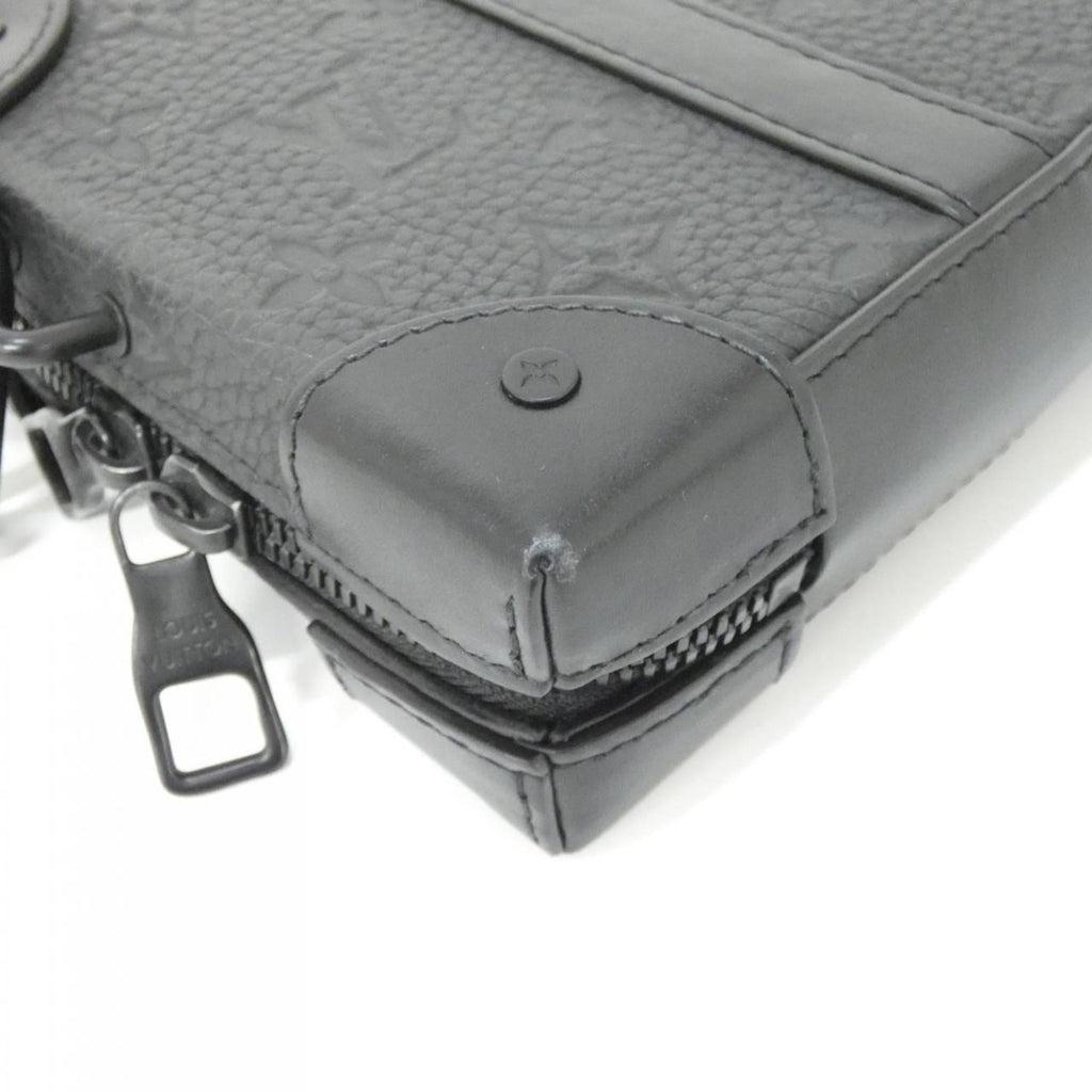 Louis Vuitton Taurillon Black Leather Shoulder Bag