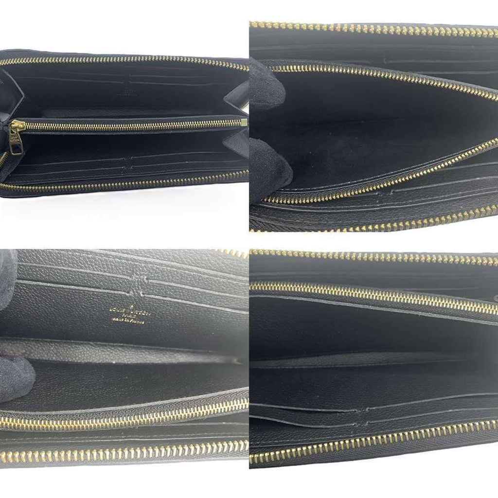 Louis Vuitton Black Monogram Empreinte Long Wallet