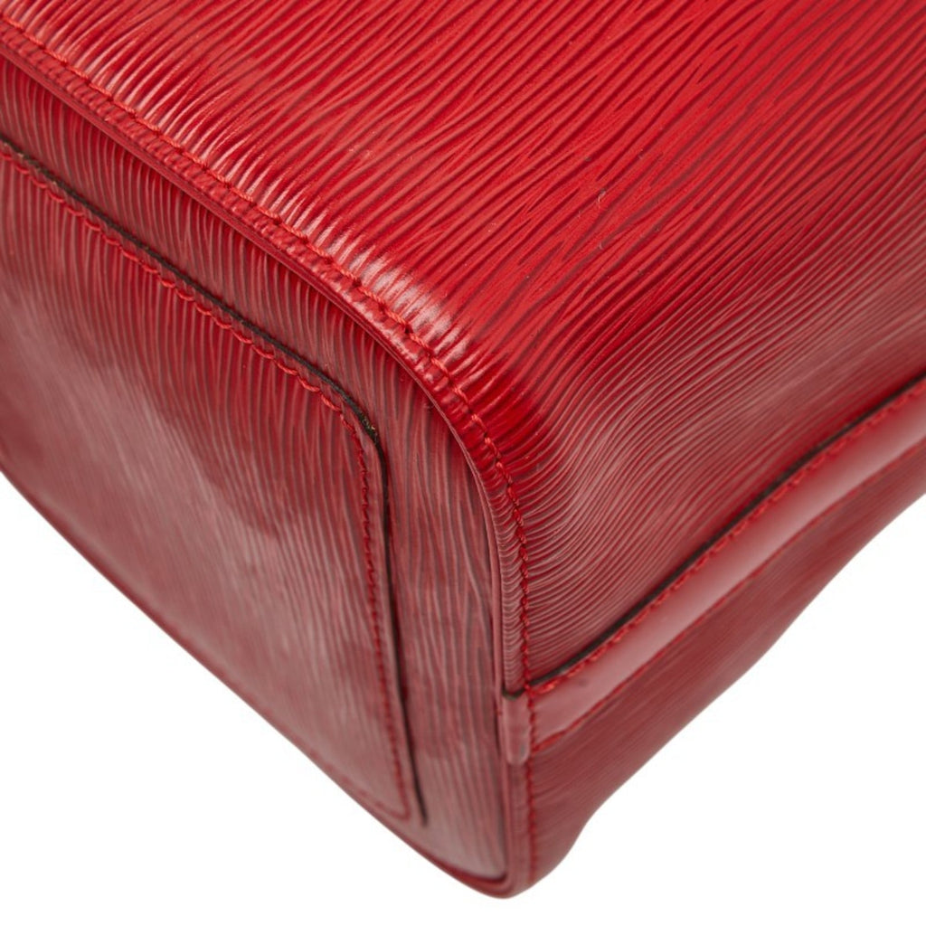 Louis Vuitton Castilian Red Leather Boston Bag Handbag