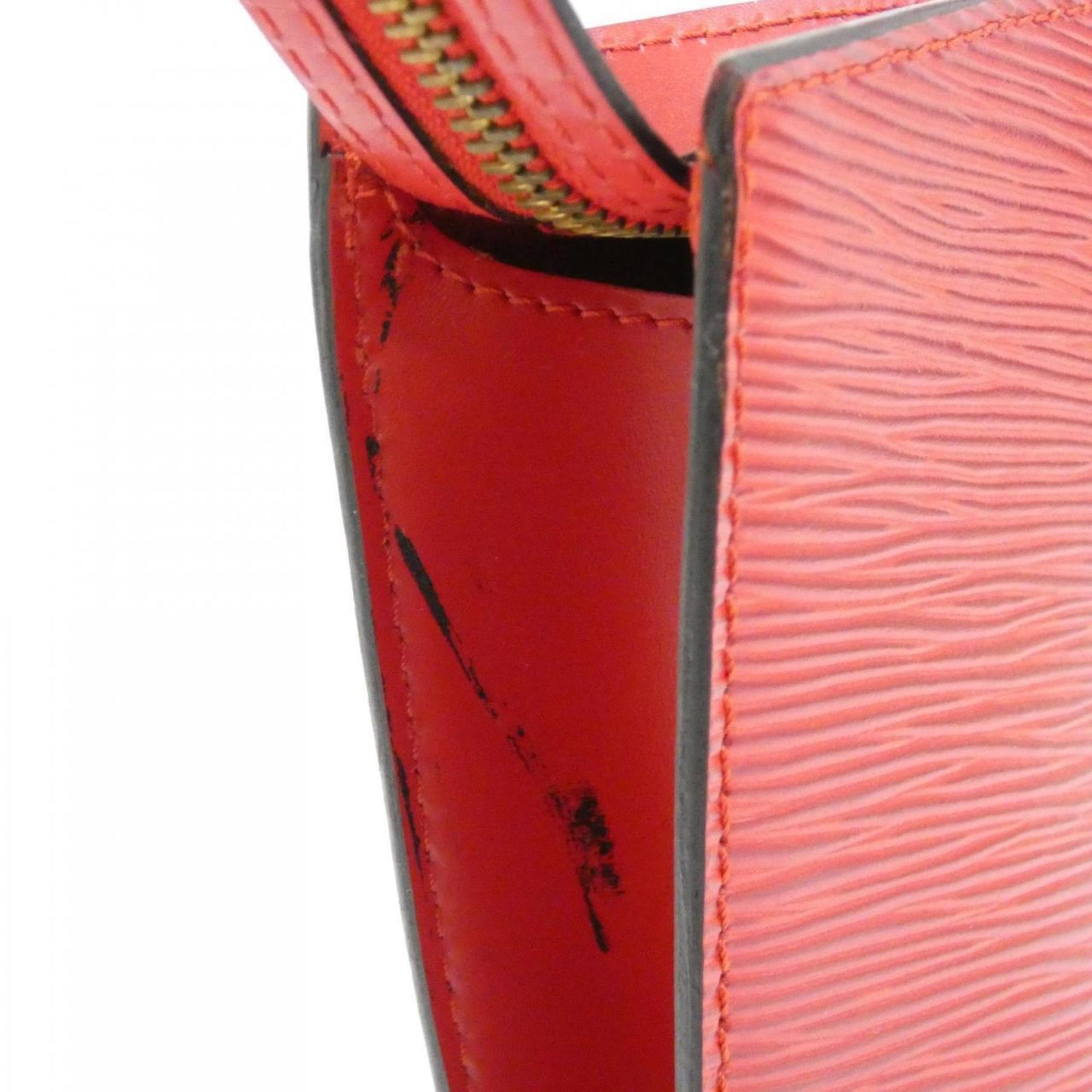 Louis Vuitton Red Color Leather Handbag