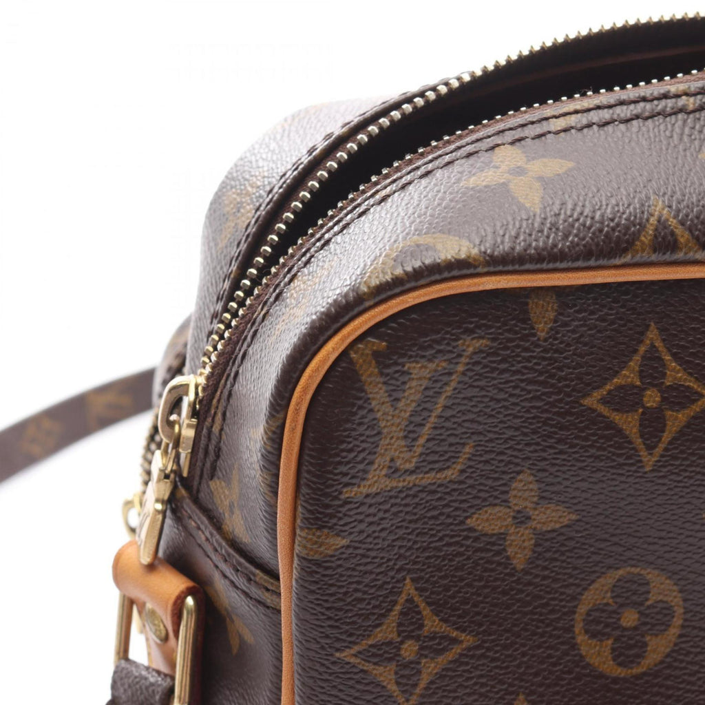 Louis Vuitton Brown Pvc Leather Shoulder Bag