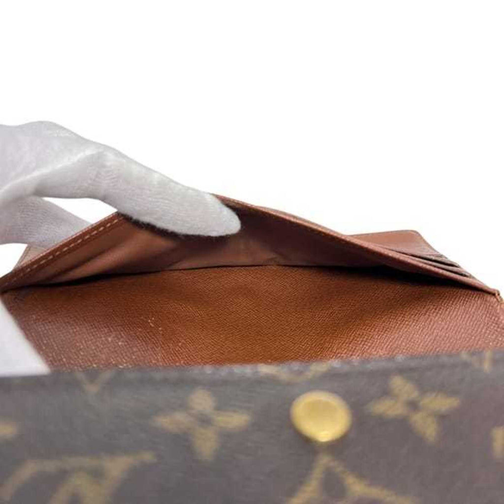 Louis Vuitton Brown Monogram Monogram Long Wallet (Tri-Fold)