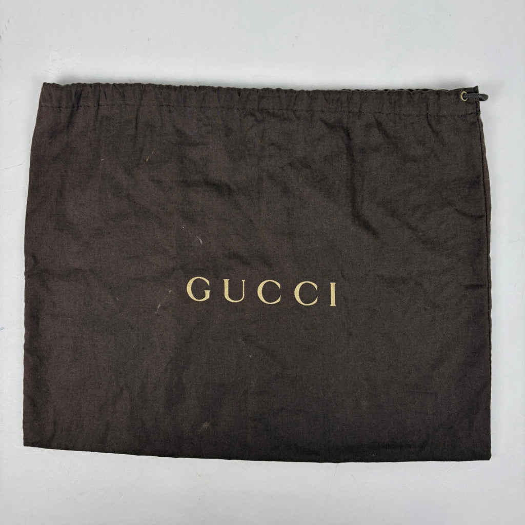 Gucci Gold Leather Shoulder Bag (Pre-Owned)