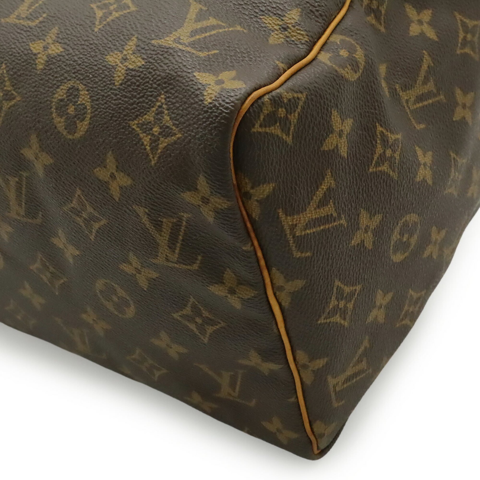 Louis Vuitton Brown Pvc Handbag