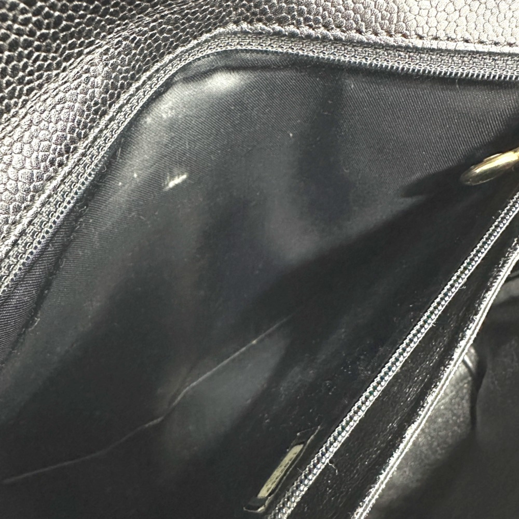 Chanel Black Leather Handbag