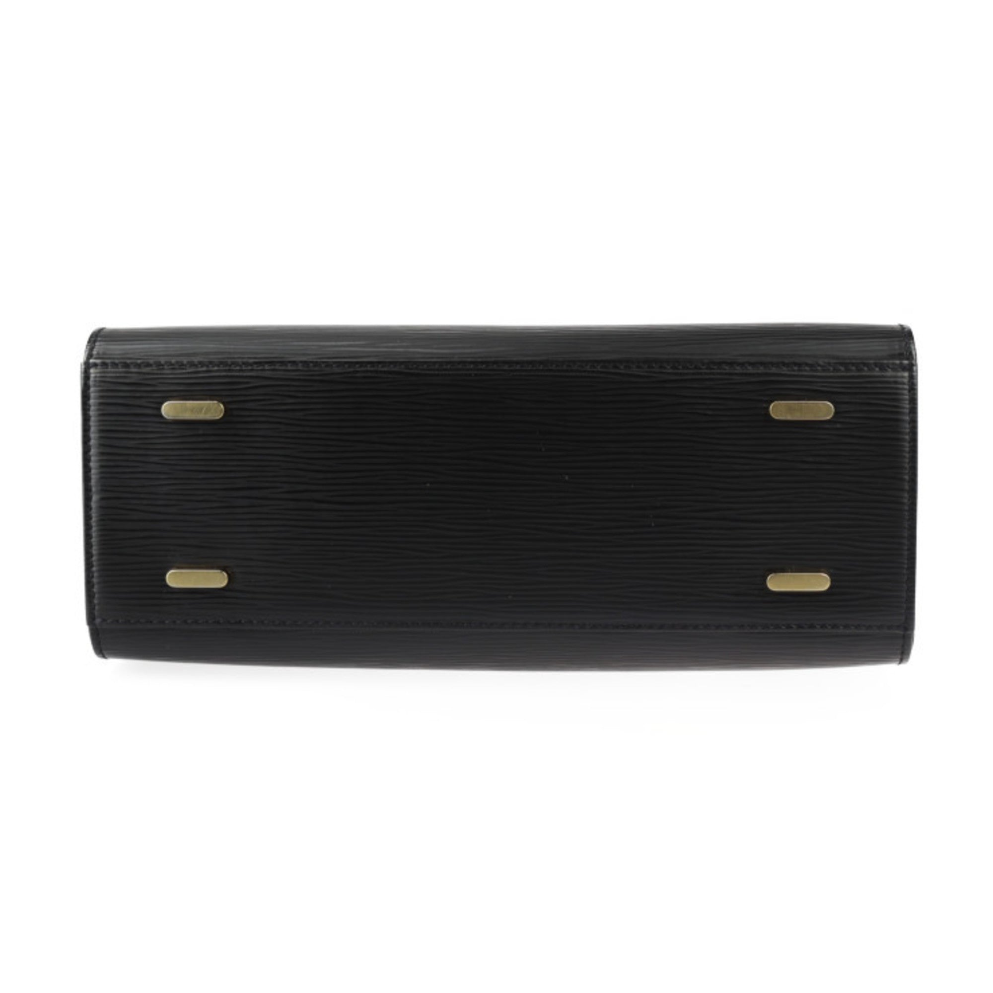 Louis Vuitton Epi Black Leather Handbag Tote Bag