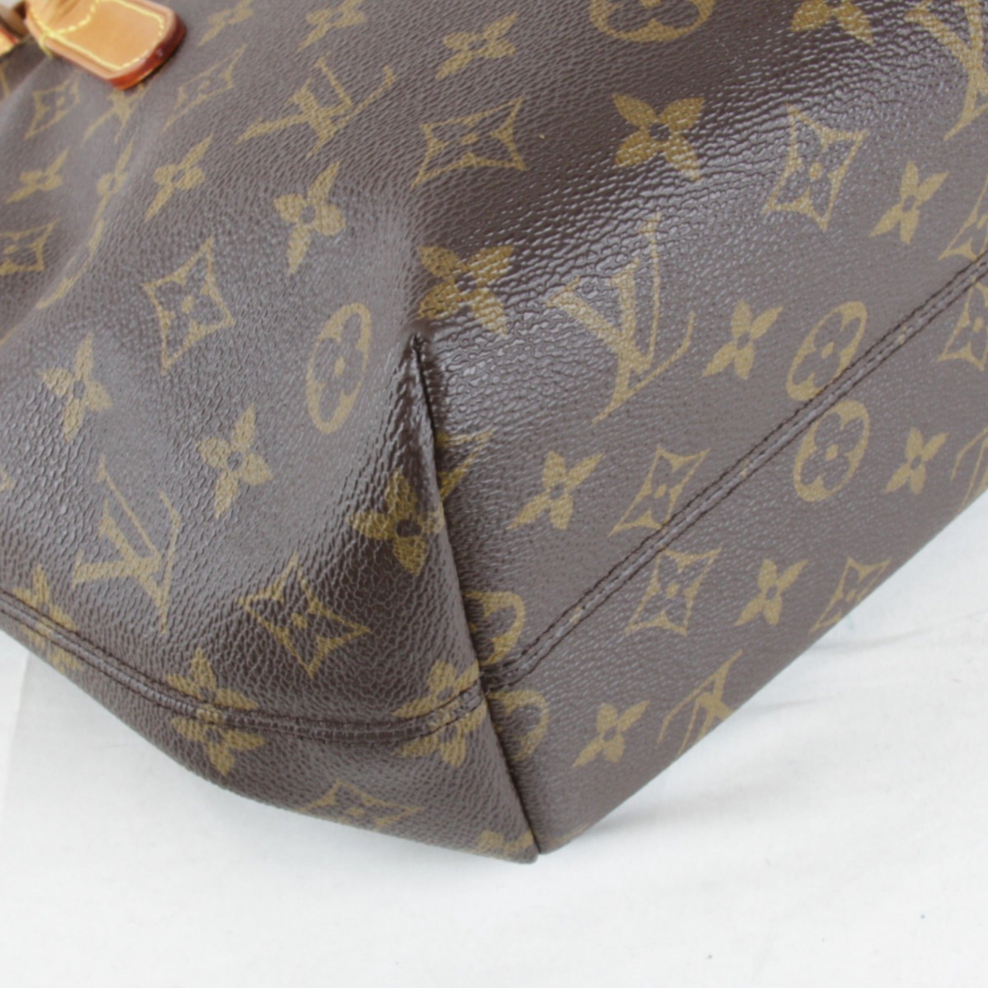 Louis Vuitton Brown Monogram Tote Bag