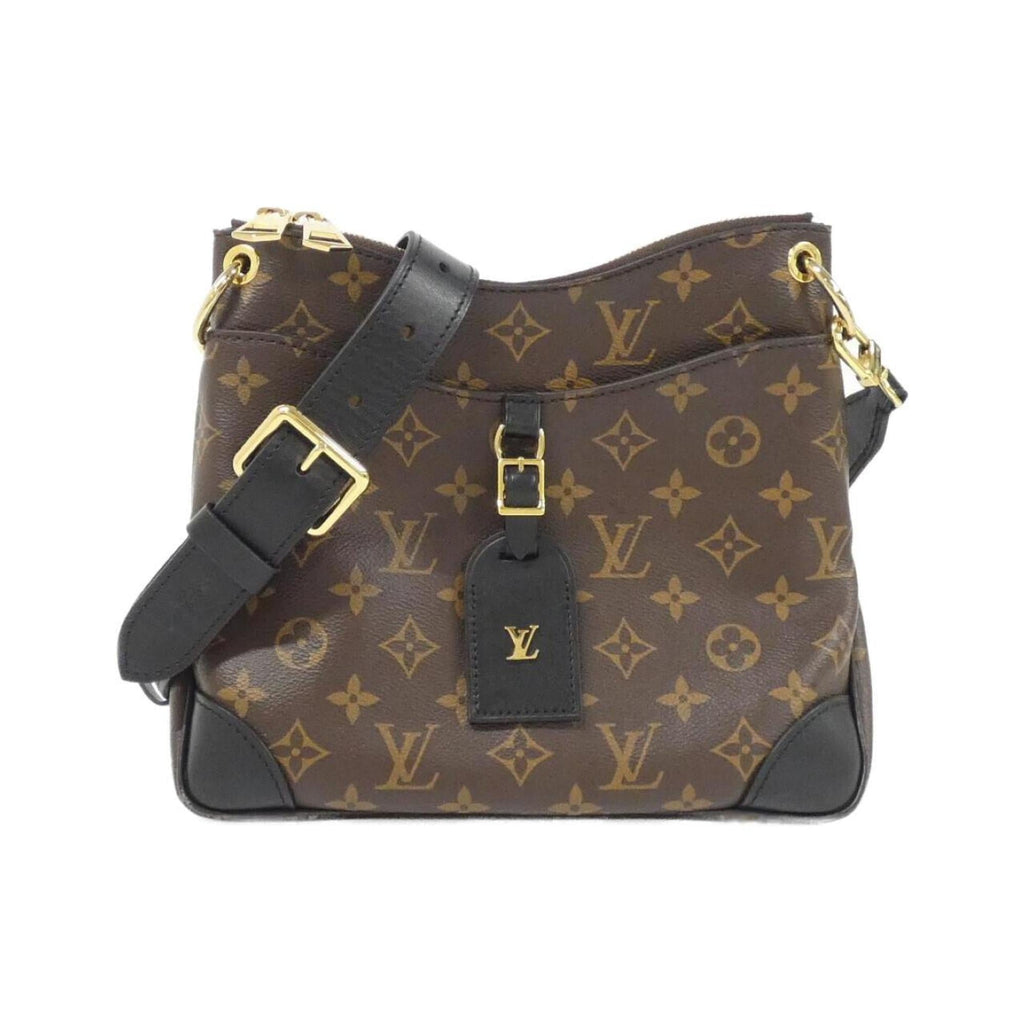 Louis Vuitton Black Marron Coated Canvas Shoulder Bag