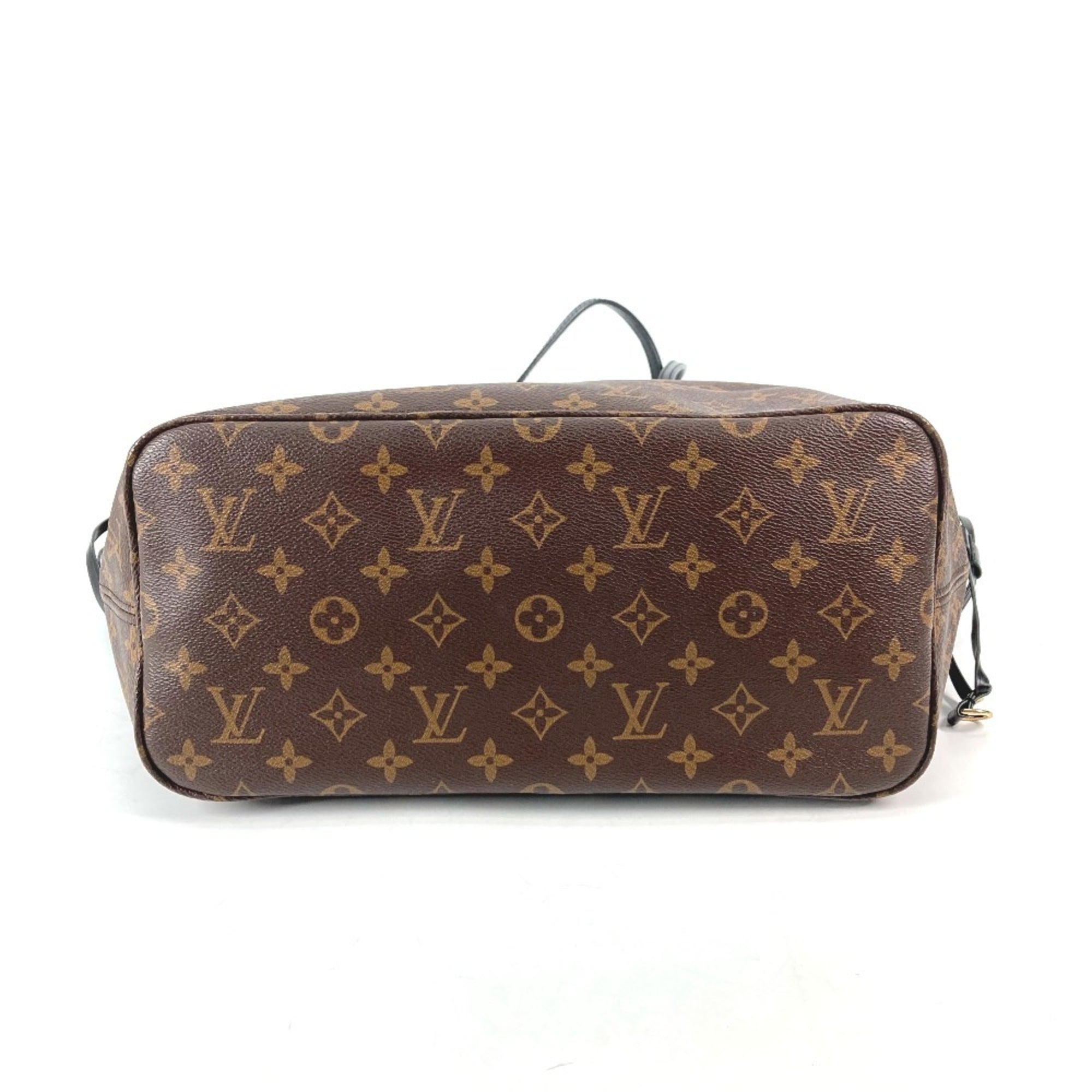 Louis Vuitton Black Brown Monogram Shoulder Bag Tote Bag