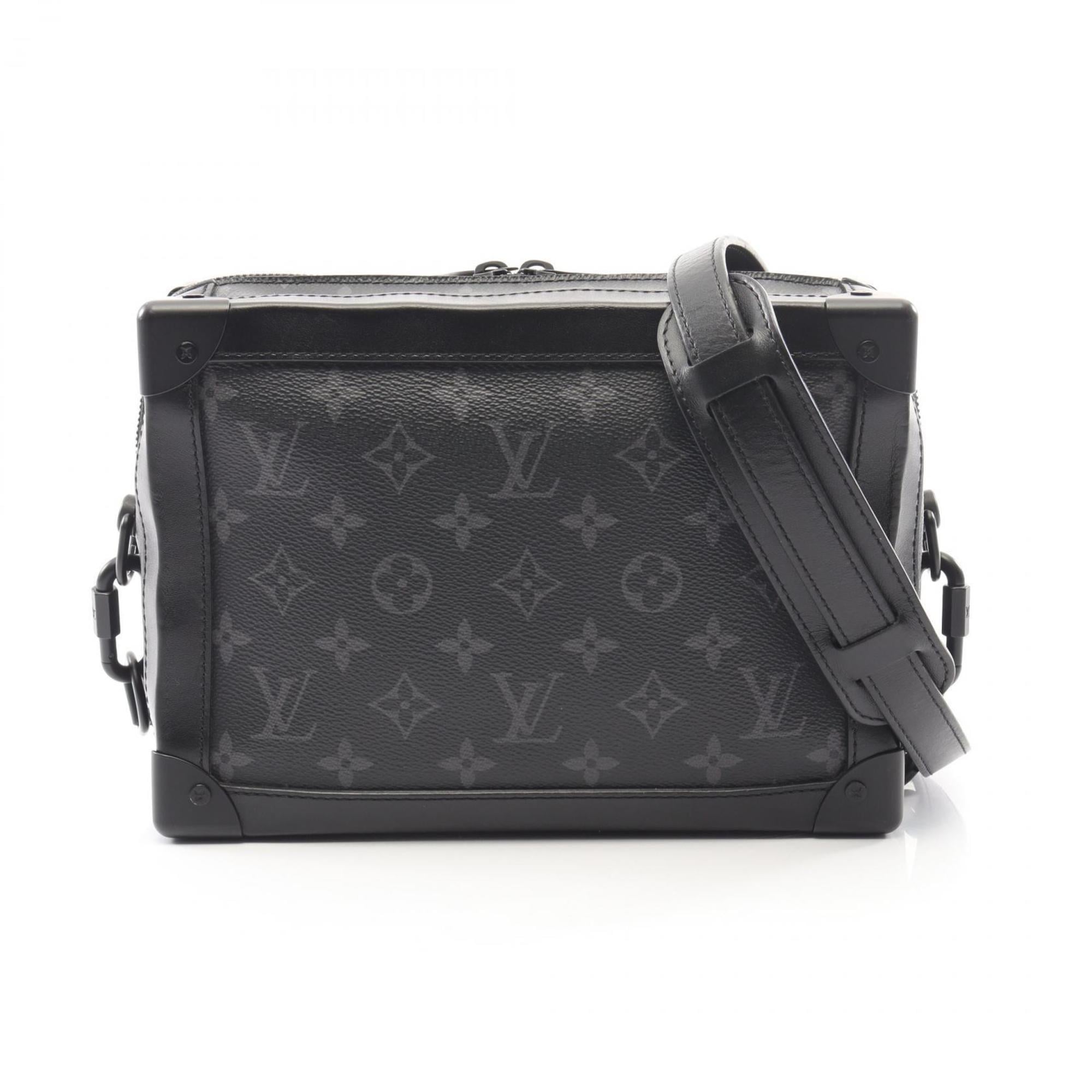 Louis Vuitton Black Monogram Eclipse Noir Coated Canvas Leather Handbag Shoulder Bag