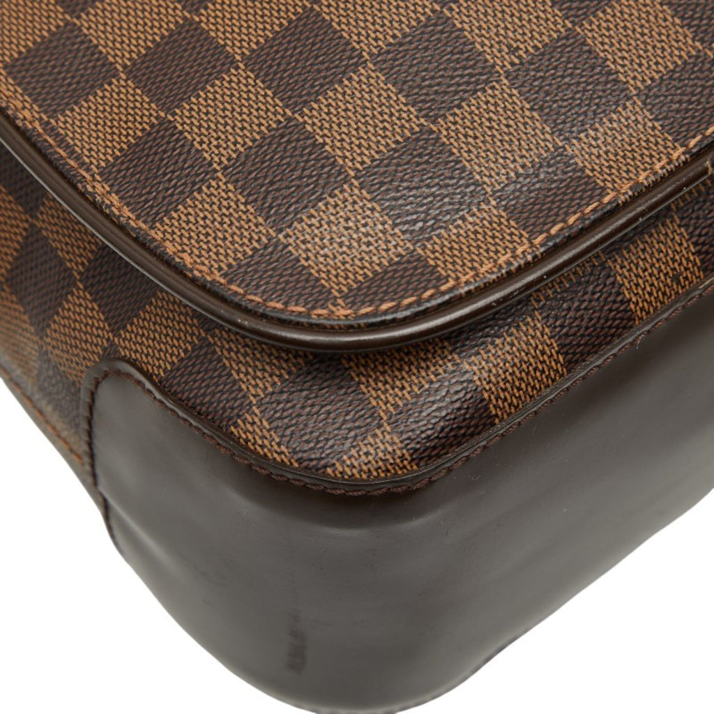 Louis Vuitton Brown Pvc Leather Shoulder Bag