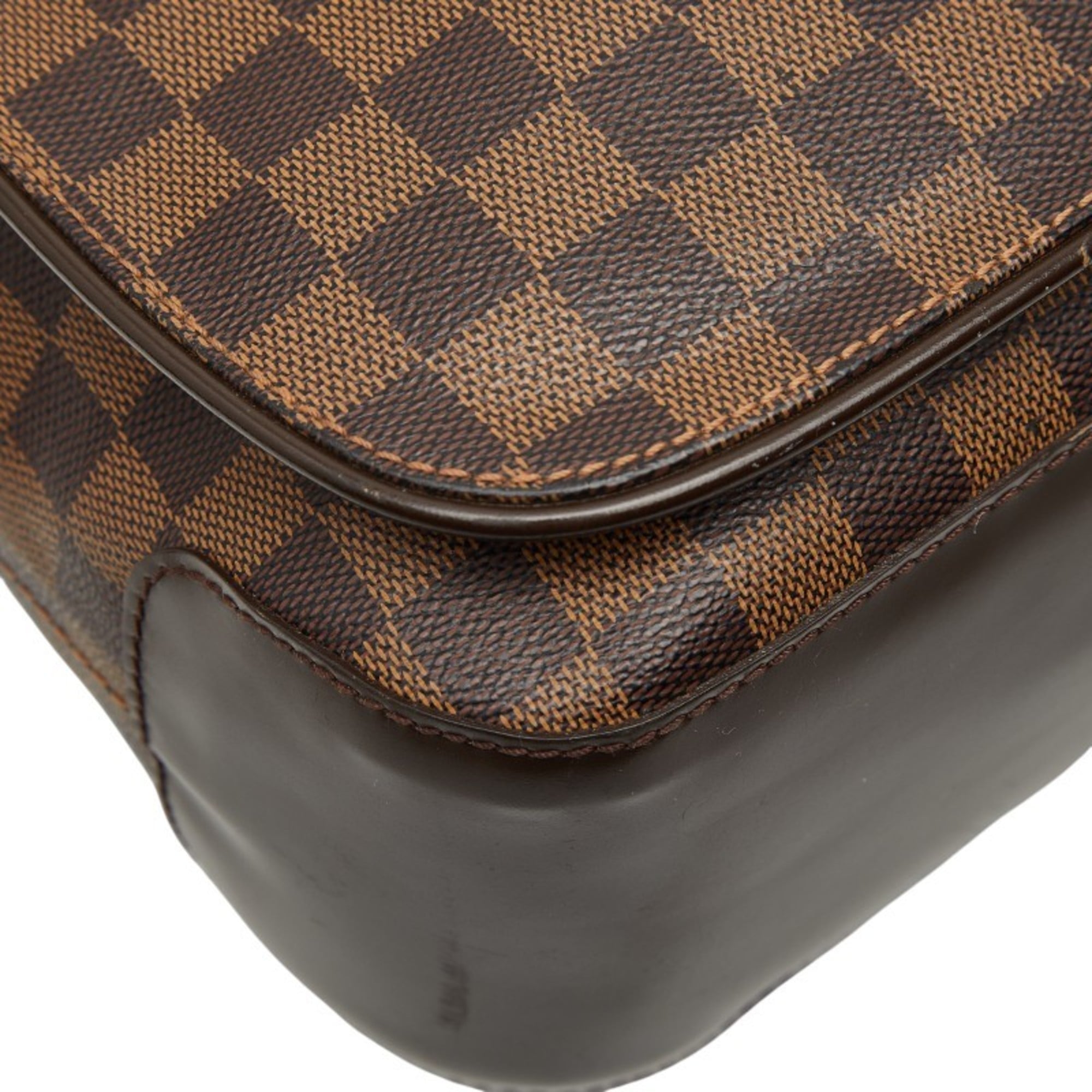 Louis Vuitton Brown Pvc Leather Shoulder Bag