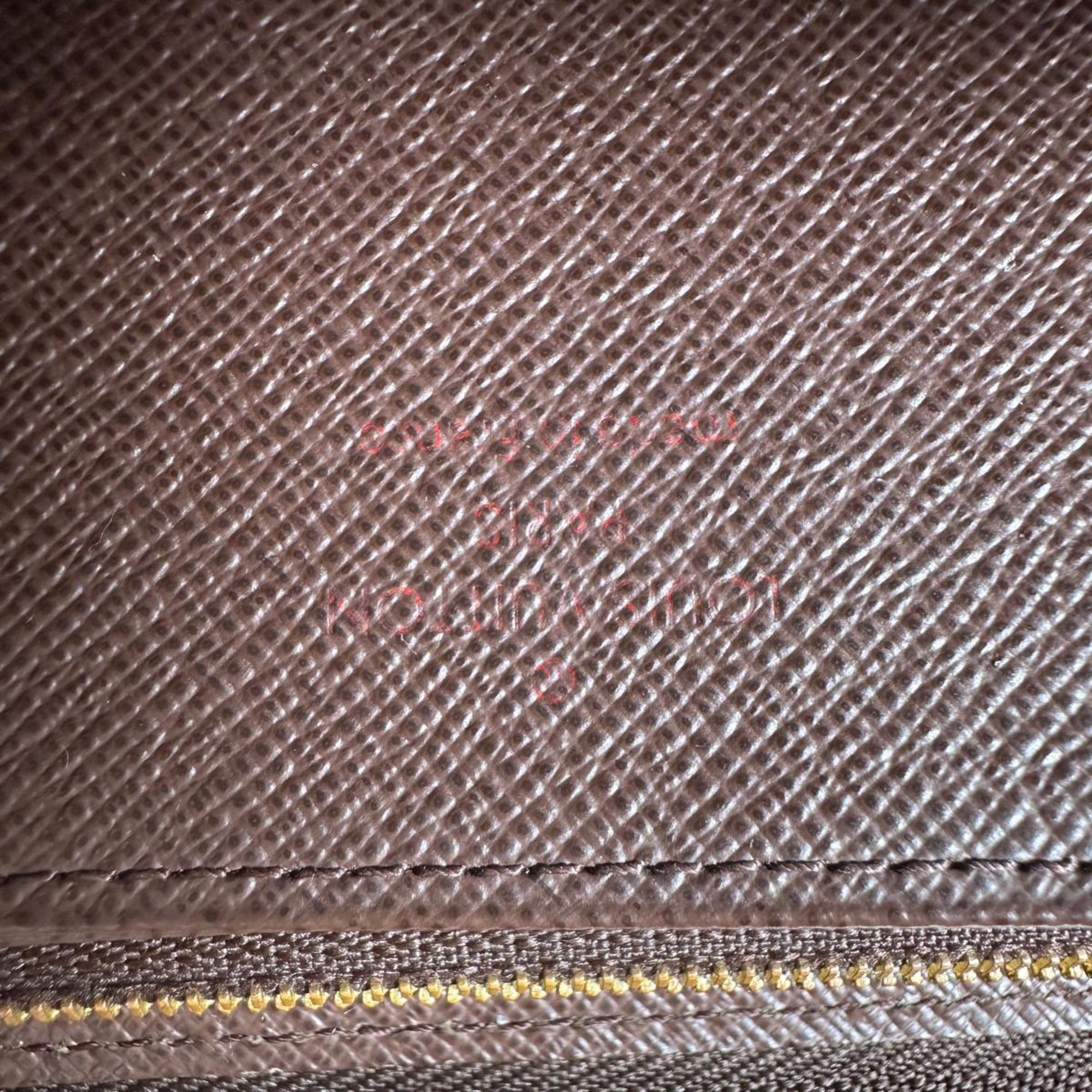 Louis Vuitton Brown Damier Canvas Damier Canvas Long Wallet
