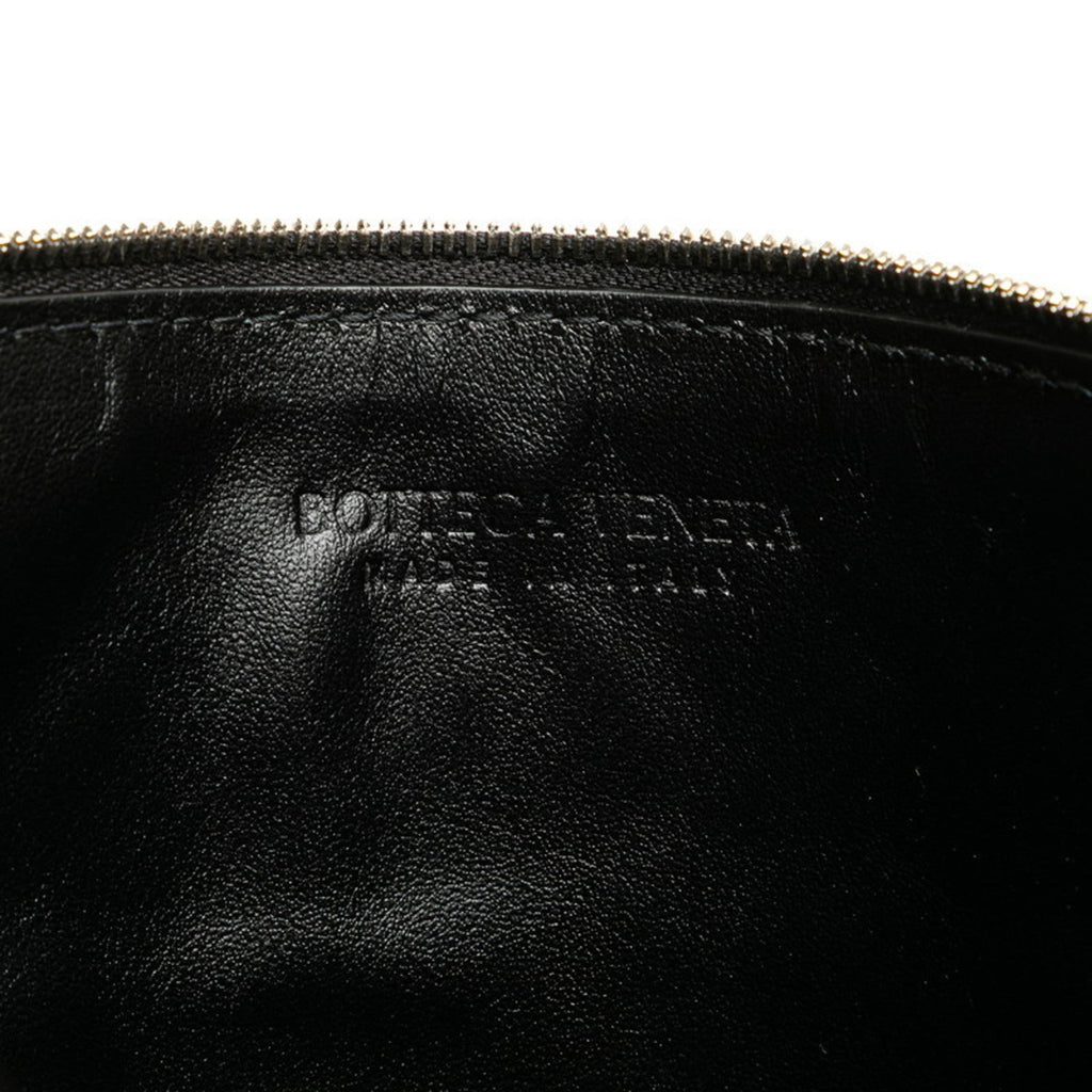 Bottega Veneta Black Leather Clutch Bag