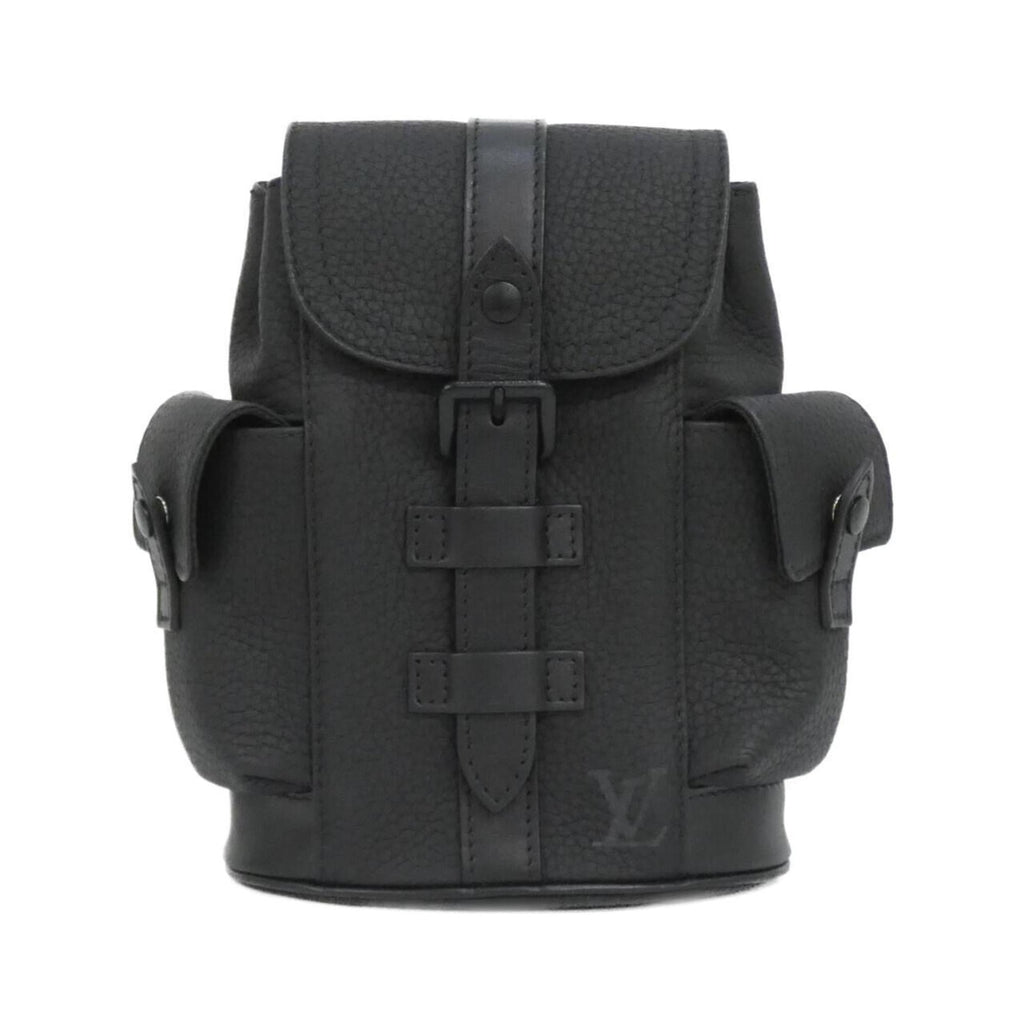 Louis Vuitton Black Leather Shoulder Bag