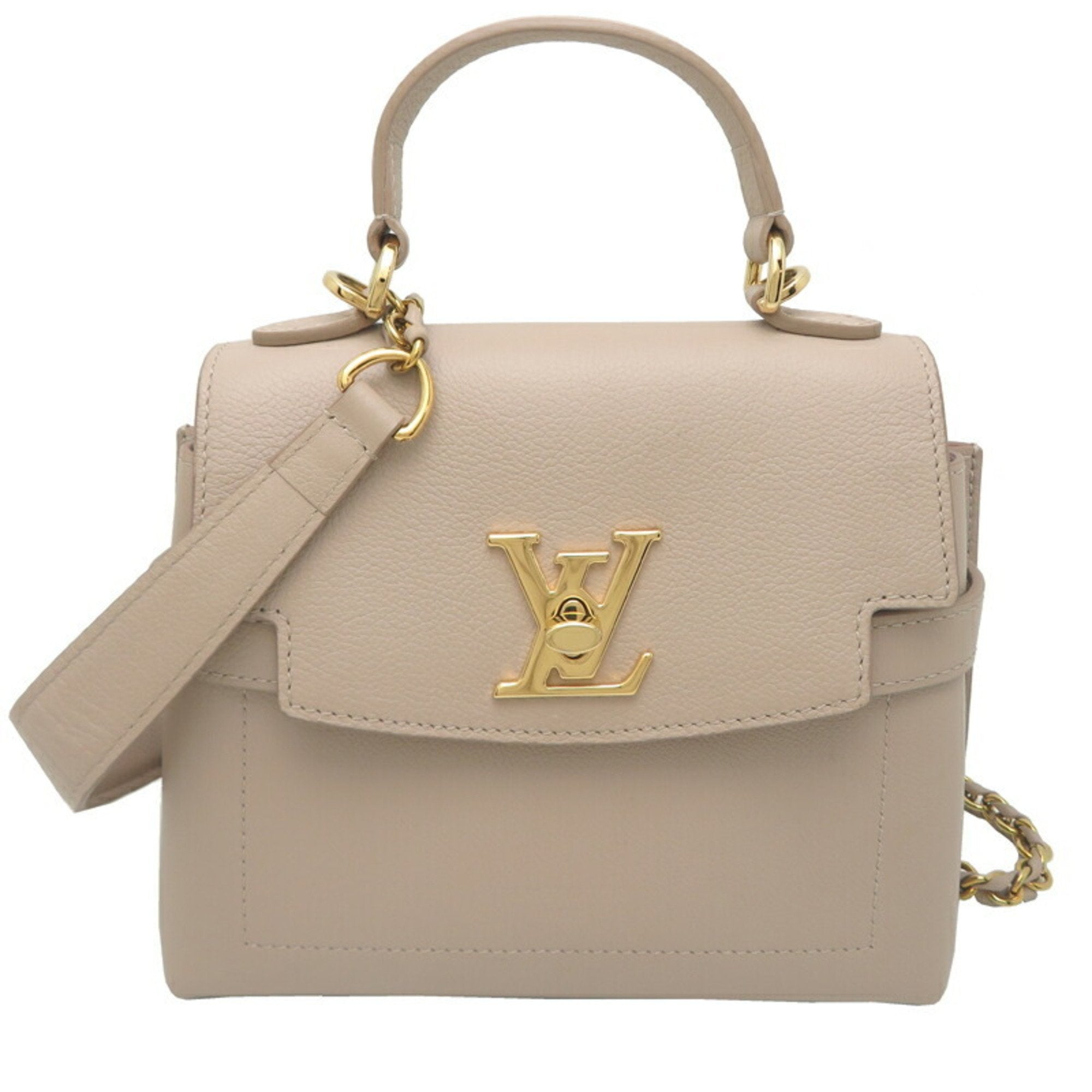 Louis Vuitton Galle Grayish Leather Handbag