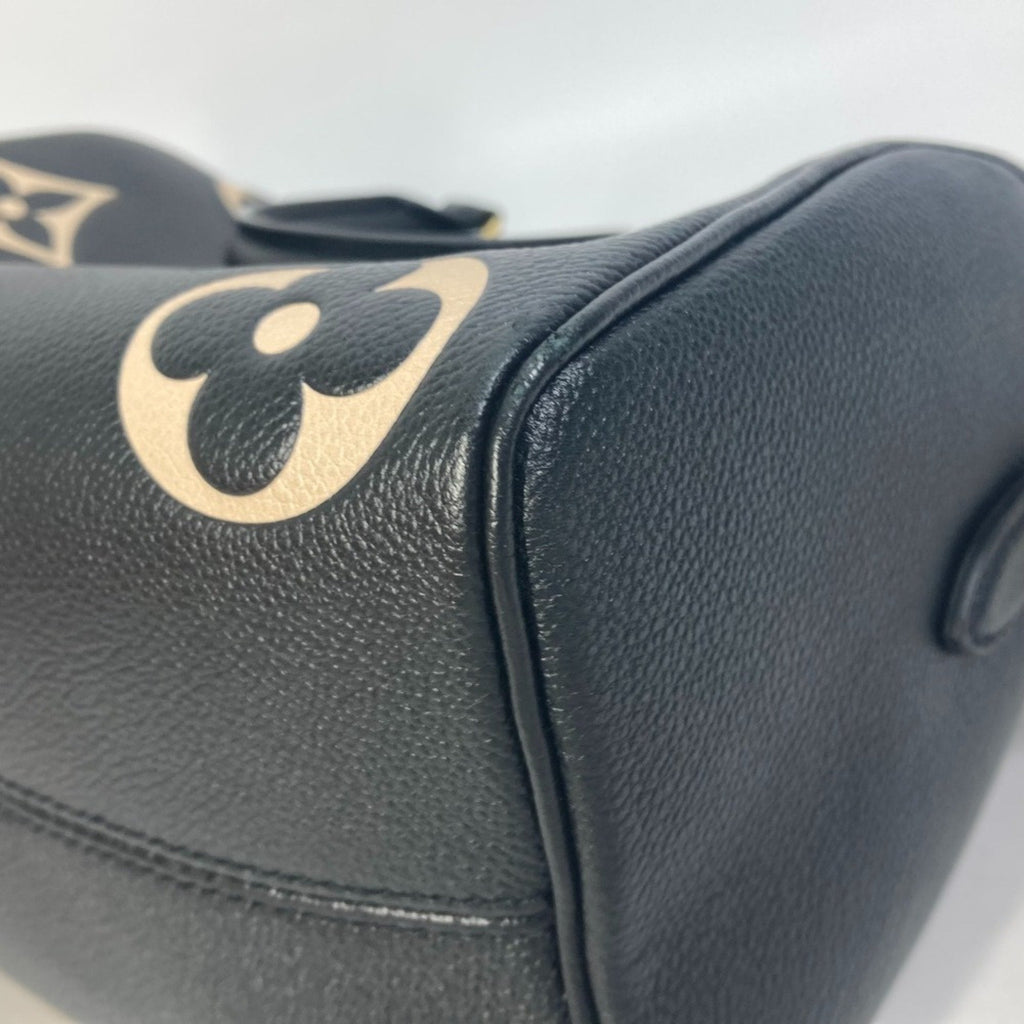 Louis Vuitton Black Monogram Empreinte Boston Bag Handbag Shoulder Bag