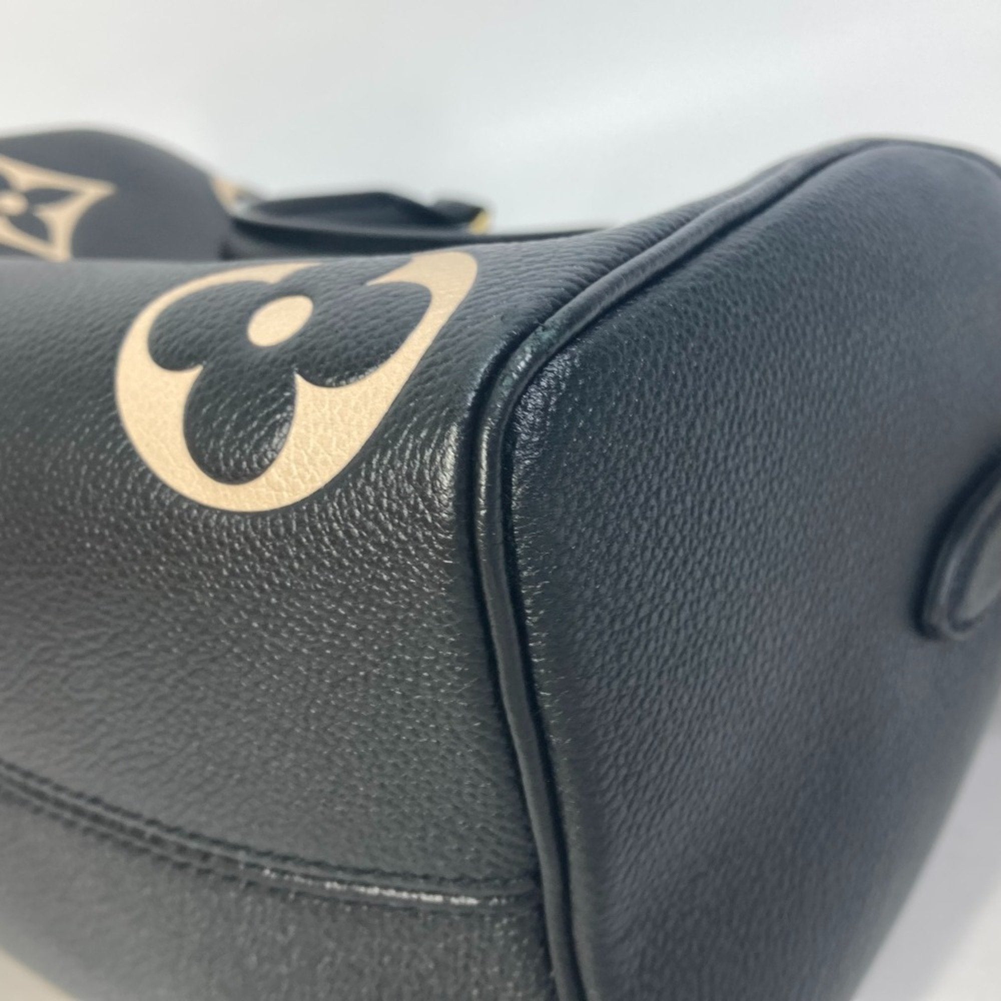Louis Vuitton Black Monogram Empreinte Boston Bag Handbag Shoulder Bag