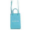 Balenciaga Light Blue Leather Handbag Shoulder