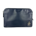 Prada Navy Leather Clutch Bag