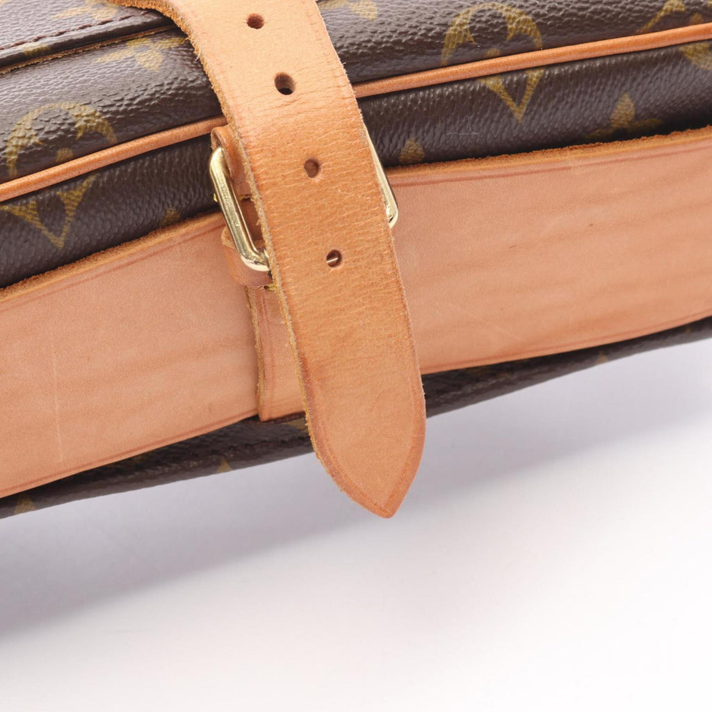 Louis Vuitton Brown Monogram Leather Shoulder Bag