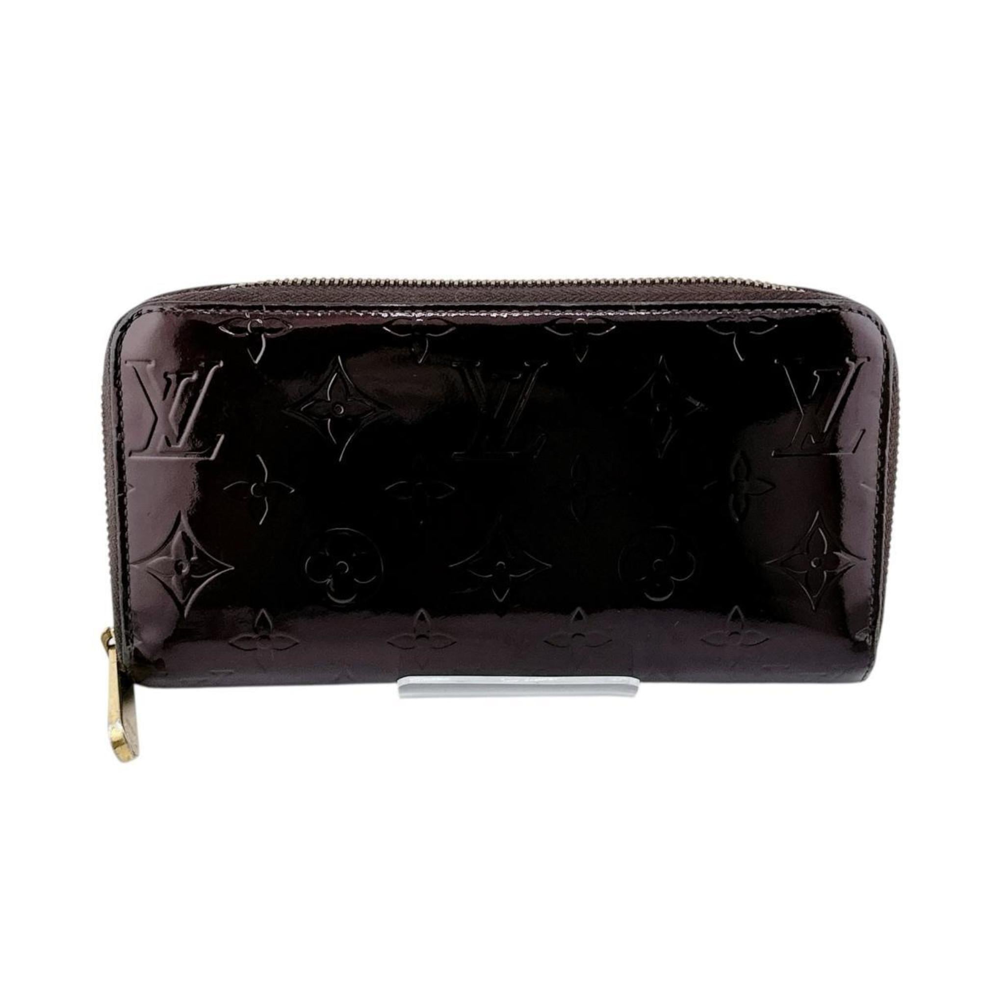 Louis Vuitton Magenta Monogram Vernis Long Wallet
