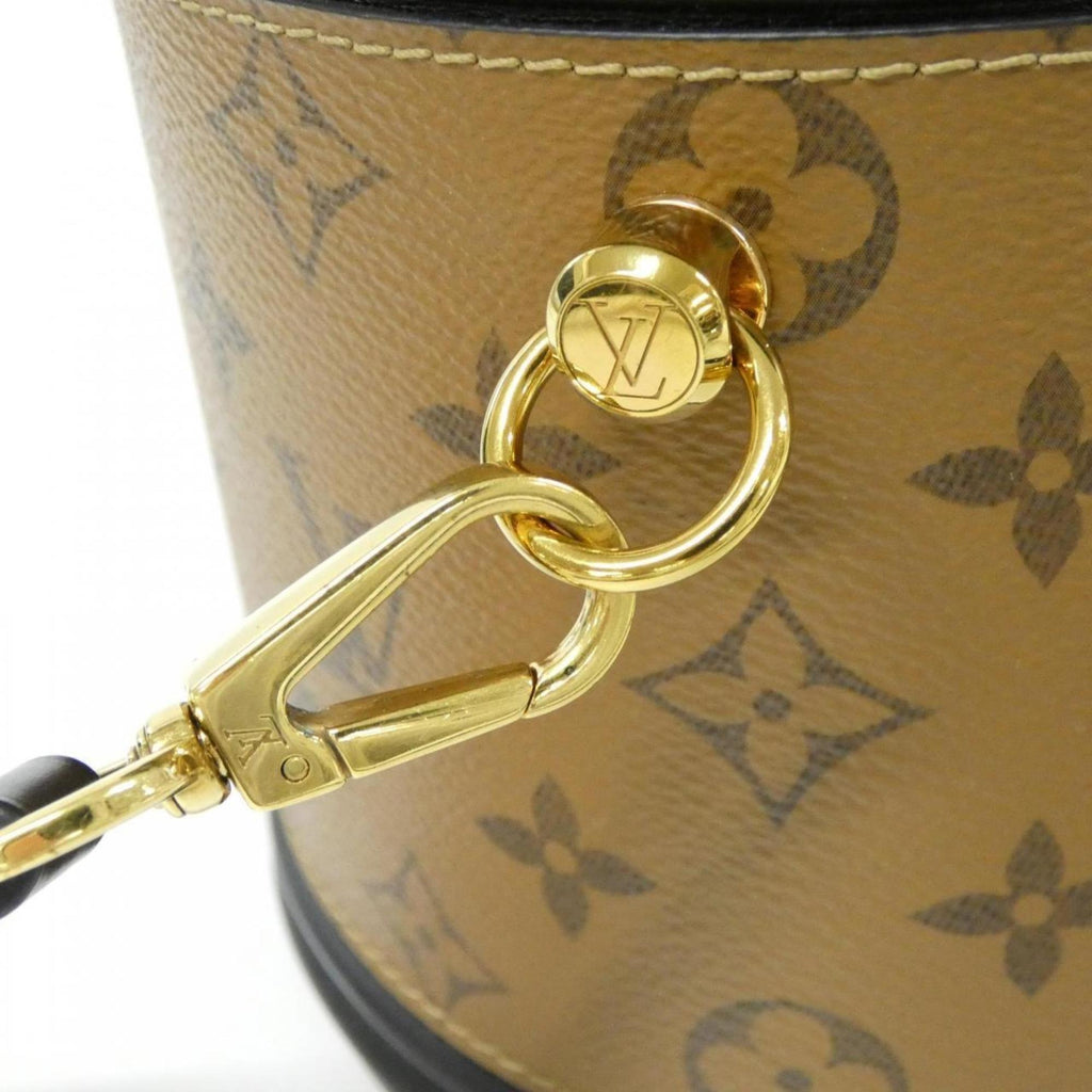 Louis Vuitton Brown Coated Canvas Handbag