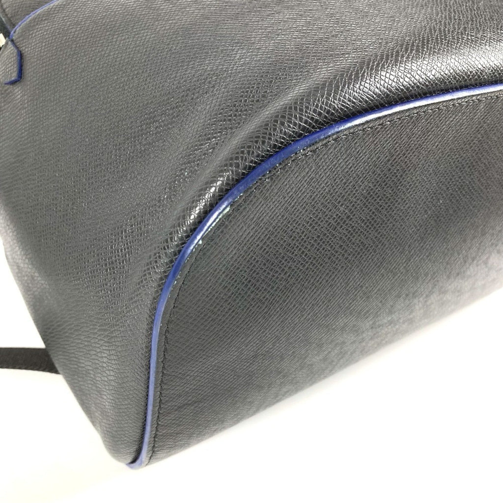 Louis Vuitton Ardoise Bicolor Black Blue Taiga Leather Backpack