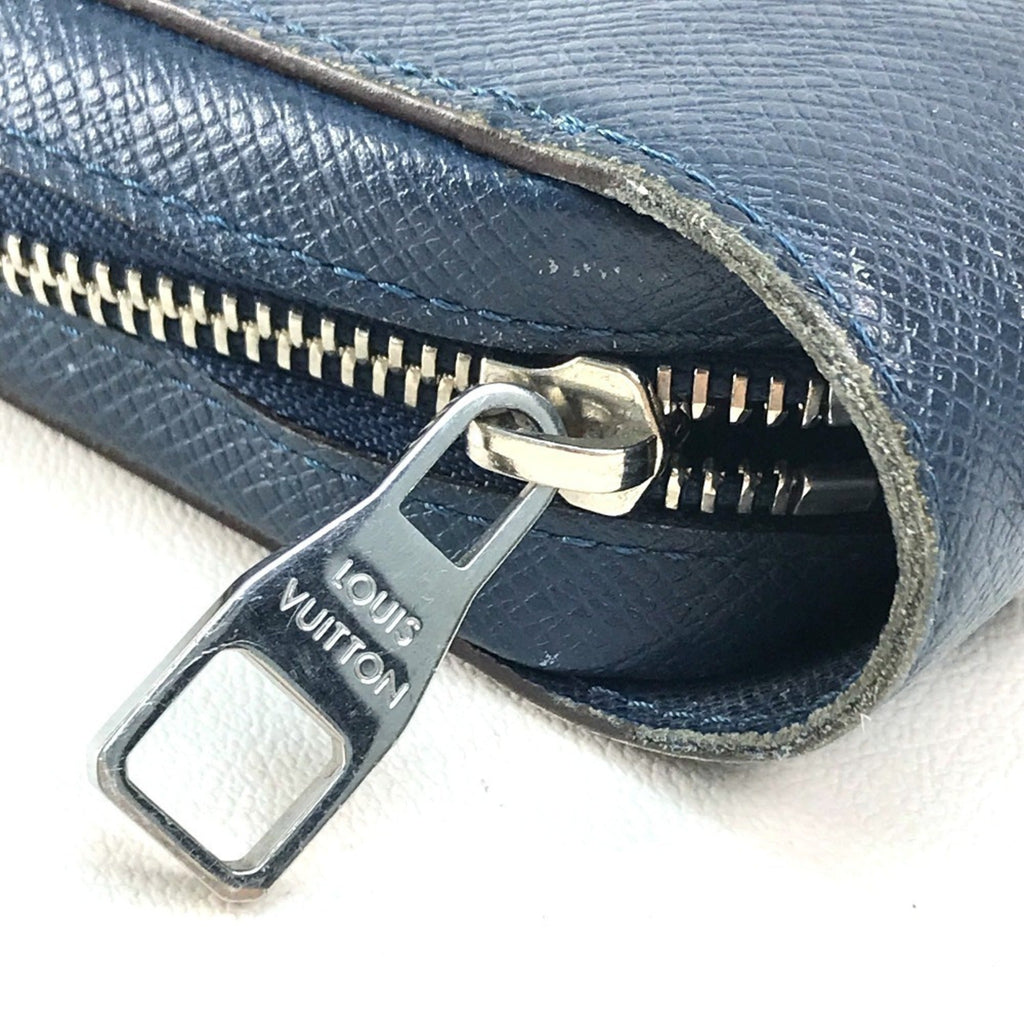 Louis Vuitton Taiga Blue Ocean Taiga Leather Long Wallet