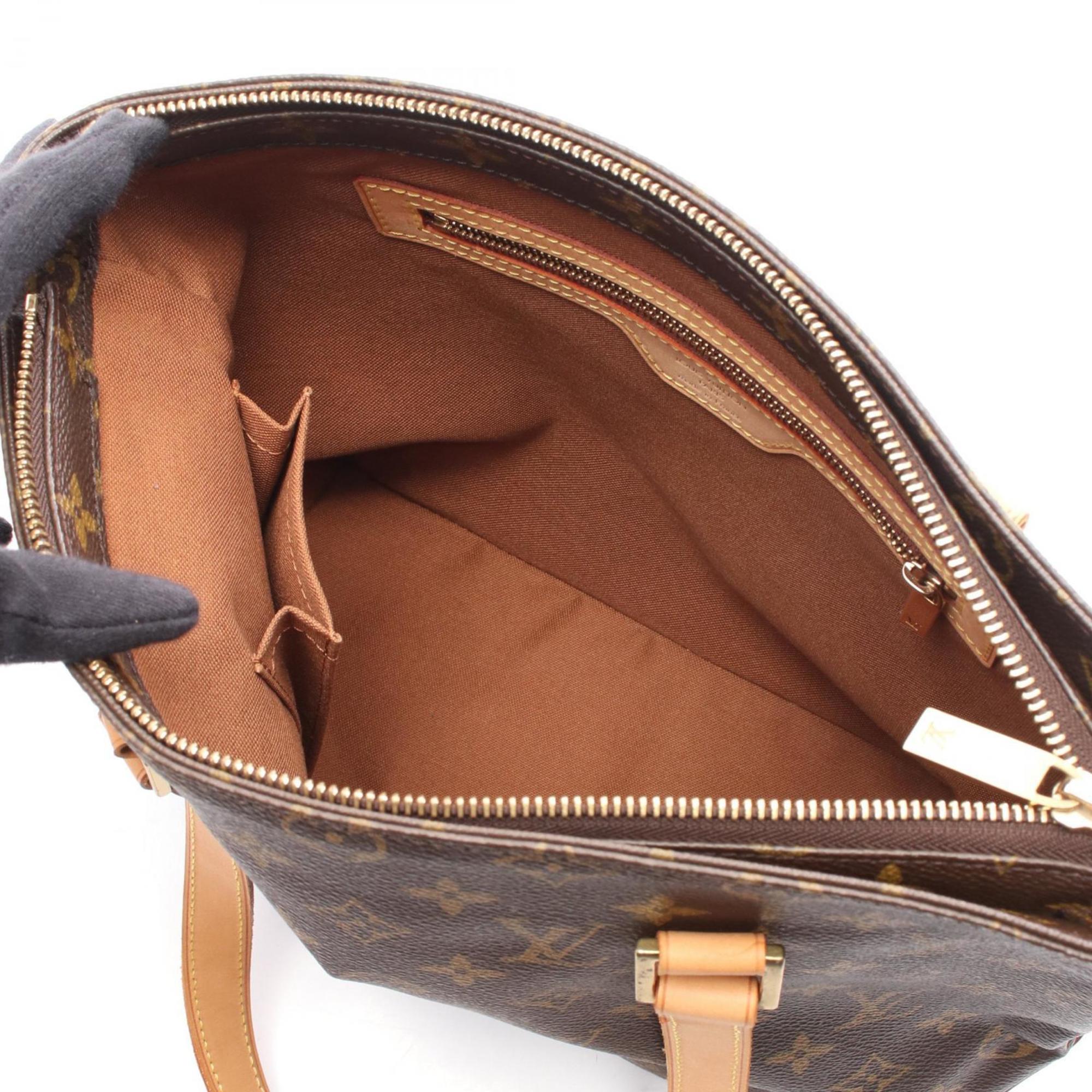 Louis Vuitton Brown Coated Canvas Pvc Monogram Leather Shoulder Bag