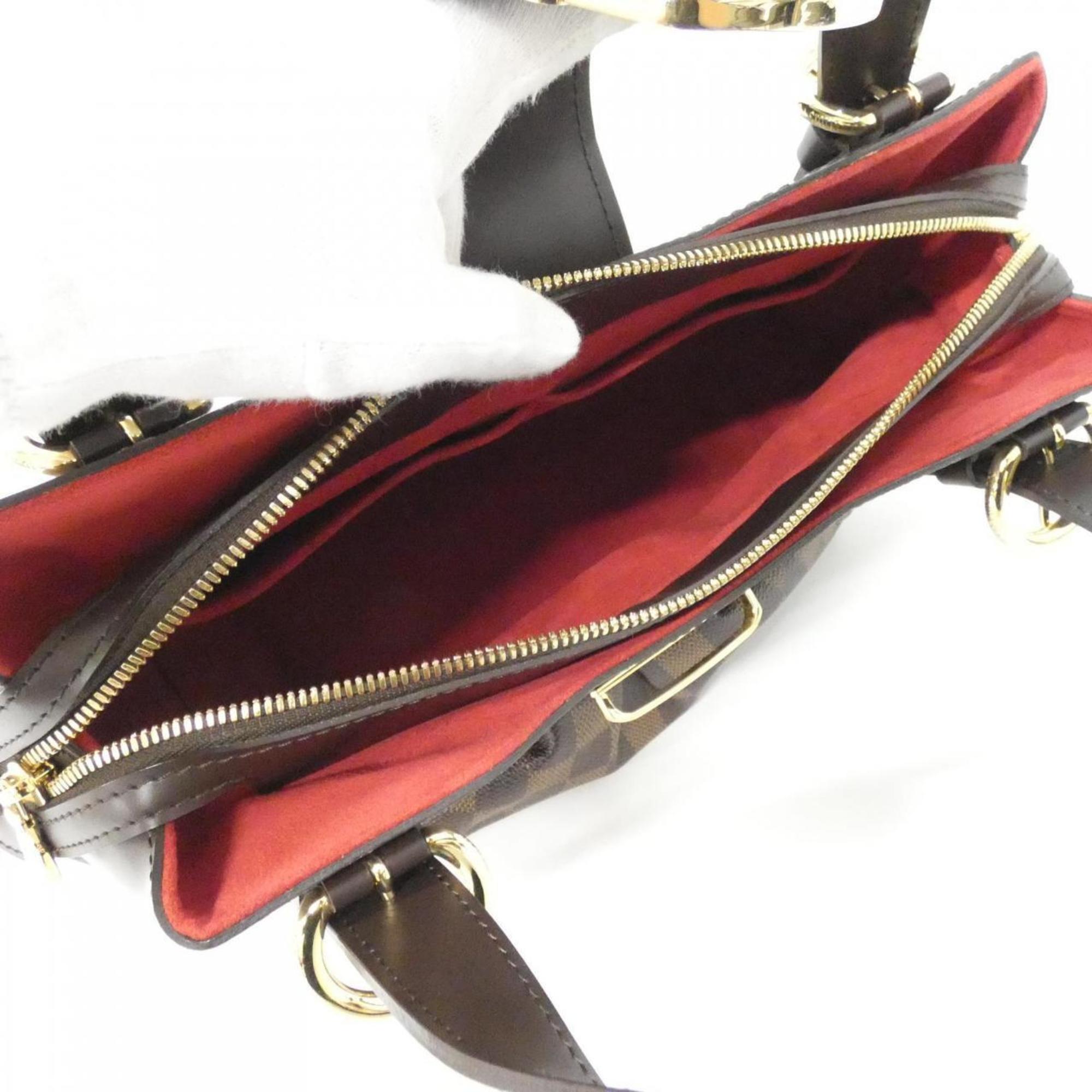 Louis Vuitton Damier Ebene Coated Canvas Handbag