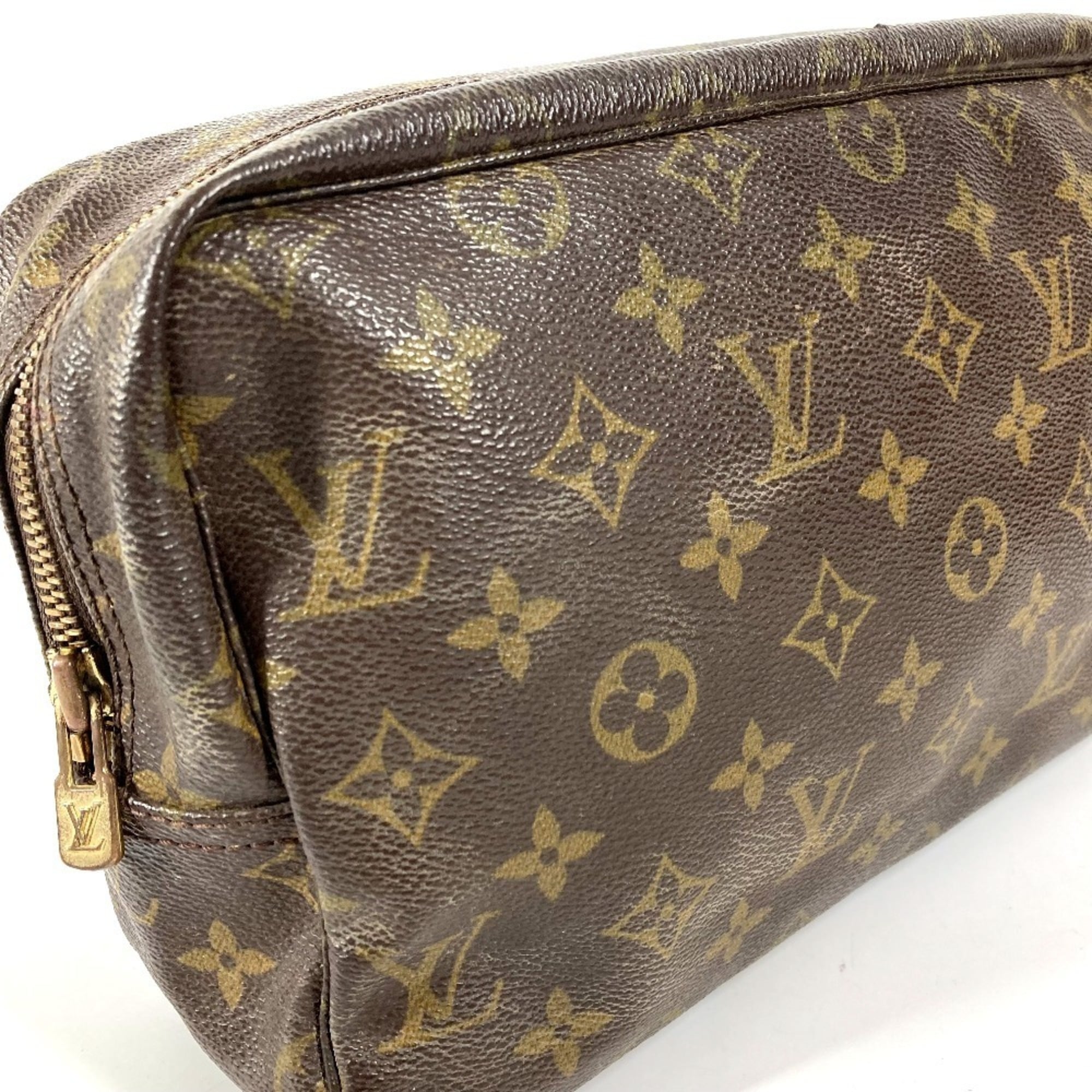 Louis Vuitton Brown Monogram Clutch Bag Pouch