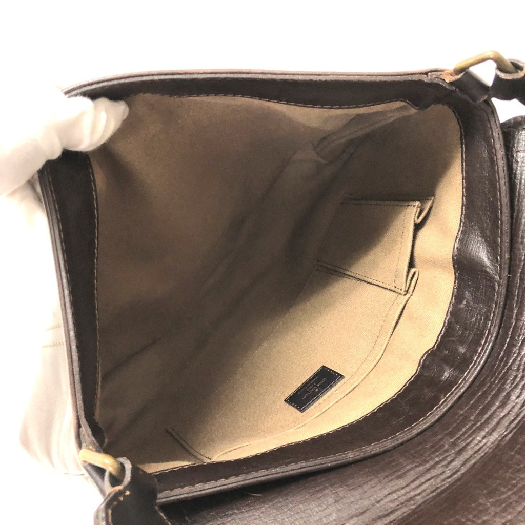Louis Vuitton Brown Leather Shoulder Bag