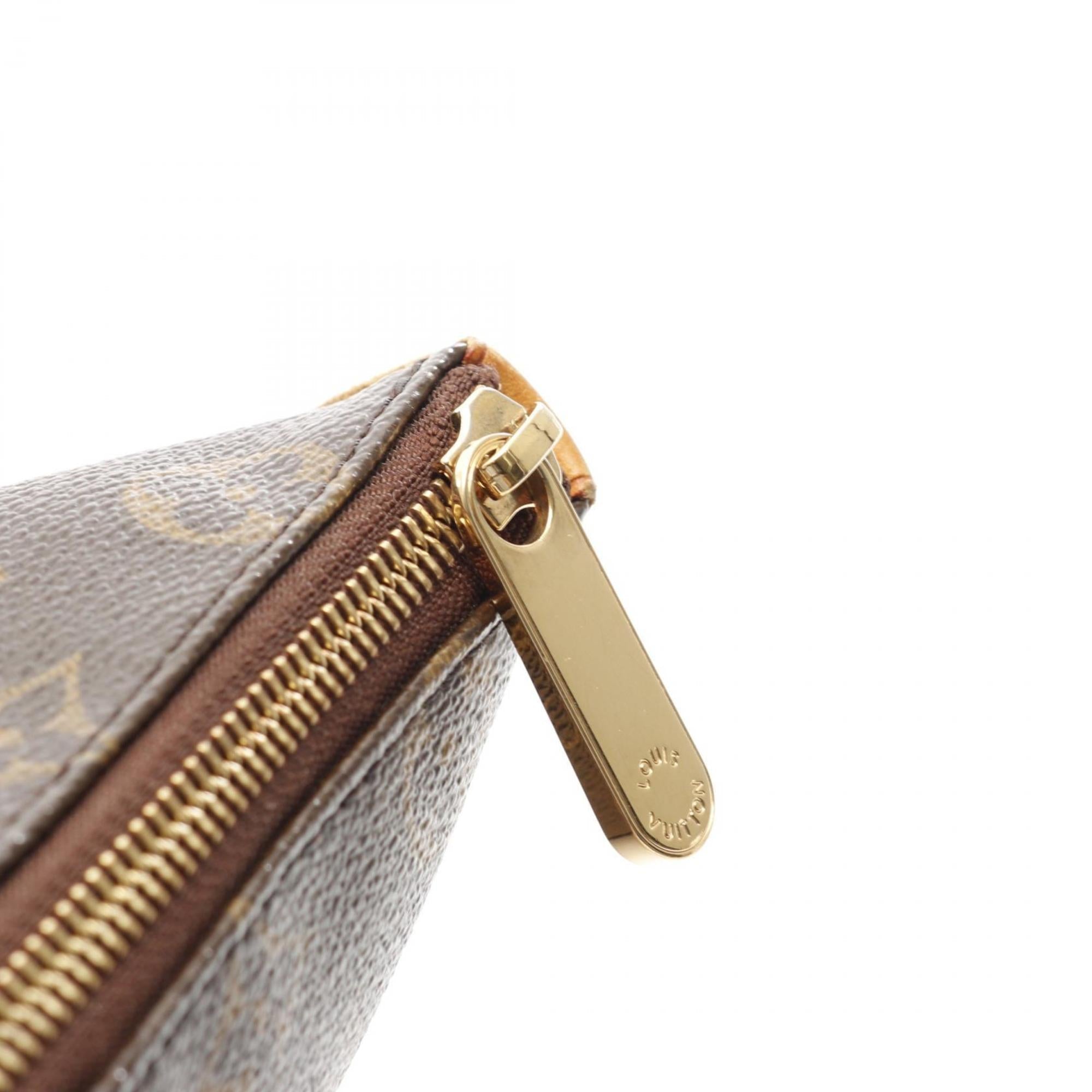 Louis Vuitton Brown Monogram Pvc Coated Canvas Leather Tote Bag