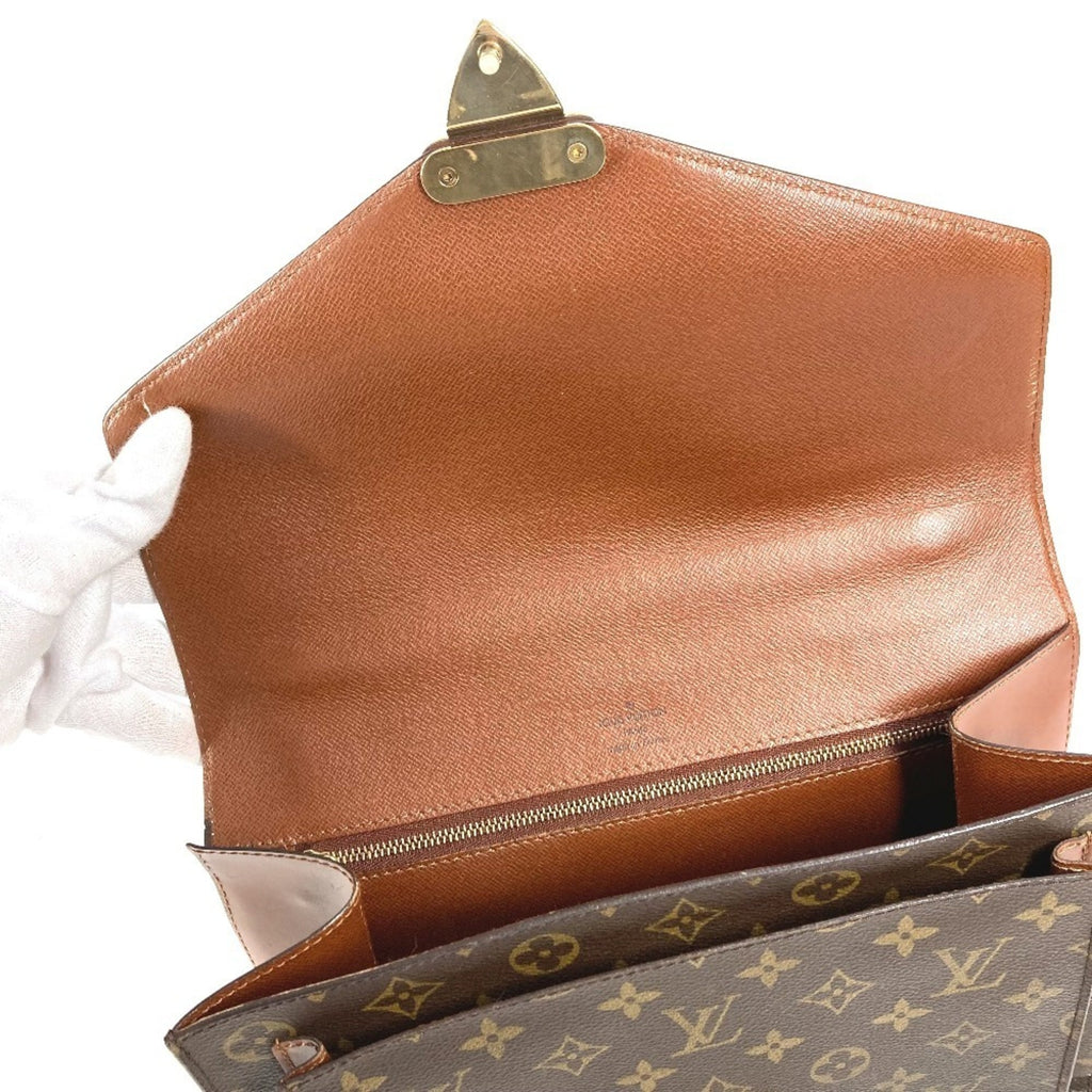 Louis Vuitton Brown Monogram Canvas Handbag