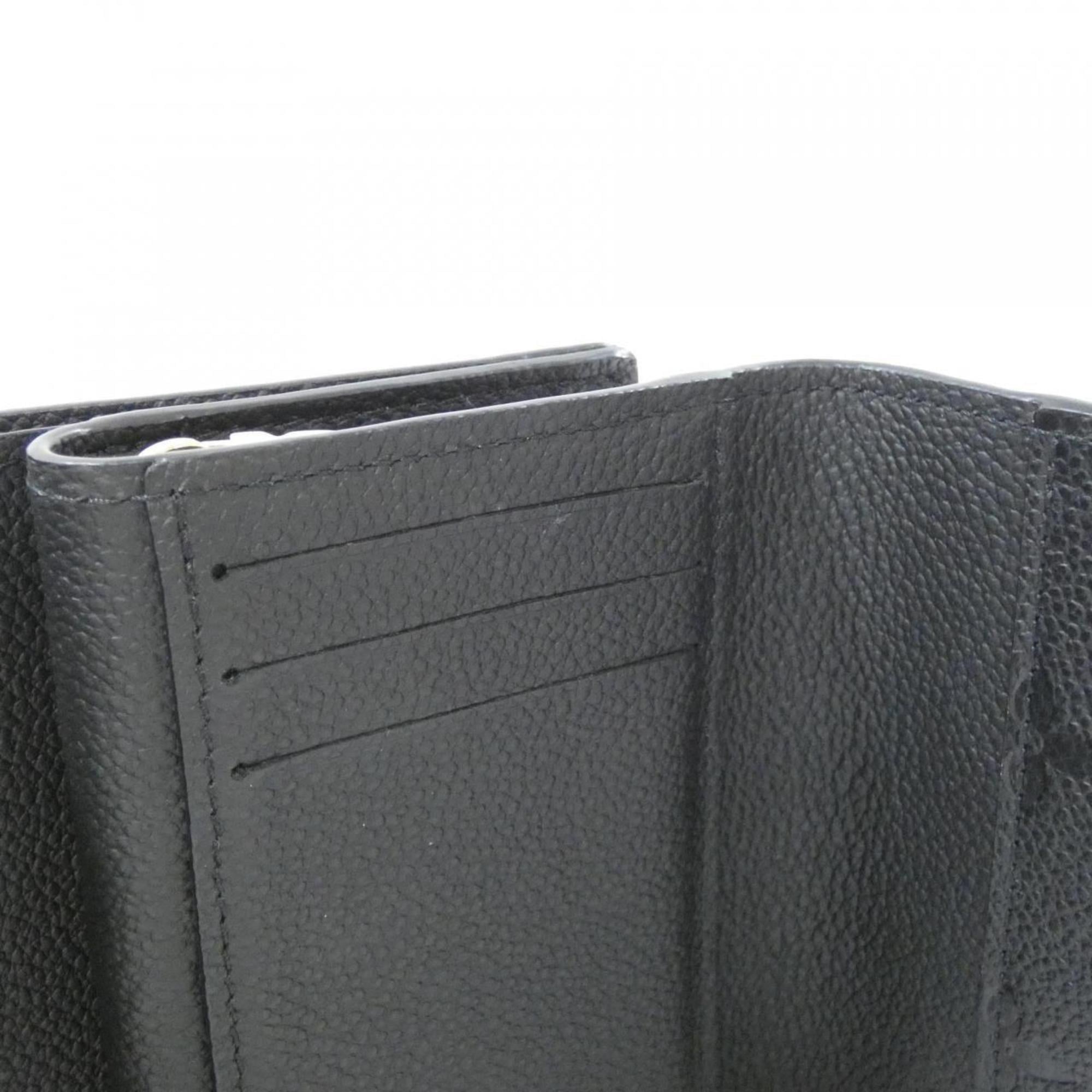 Louis Vuitton Black Monogram Monogram Empreinte Leather Wallet