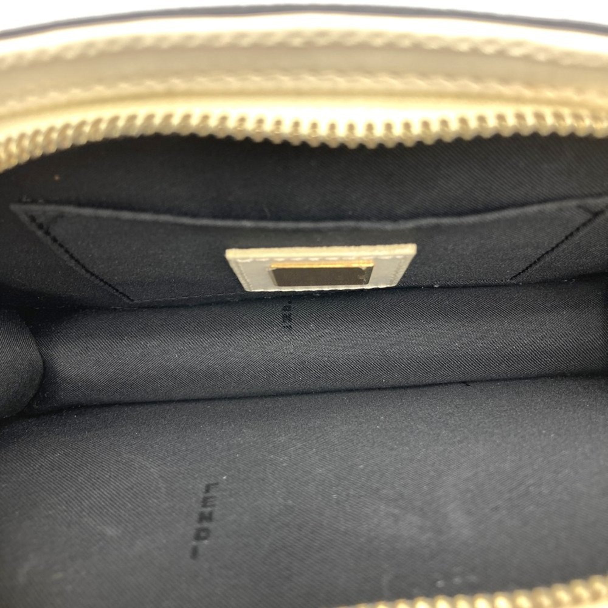 Fendi Black Leather Shoulder Bag