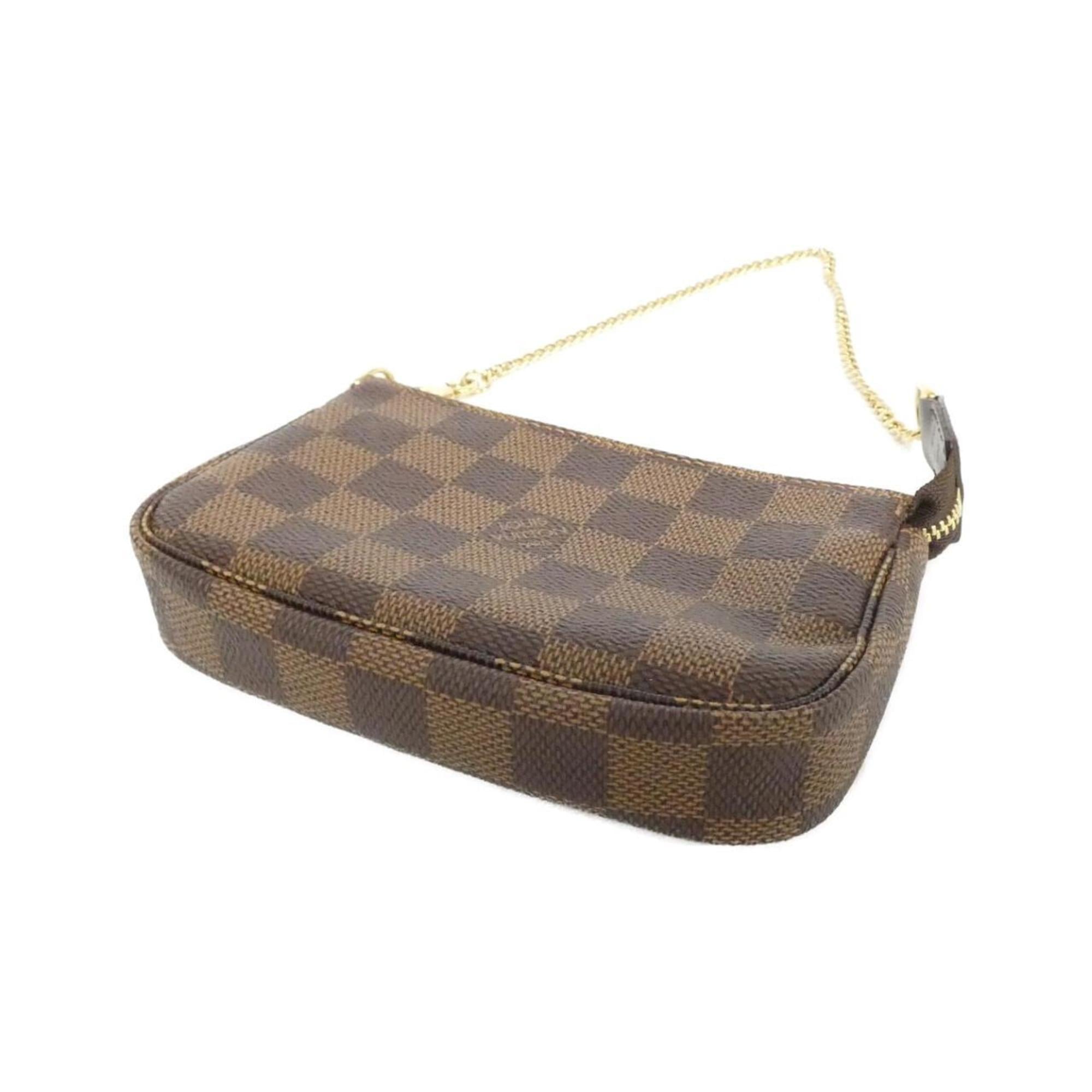 Louis Vuitton Ebene Coated Canvas Pochette Pouch