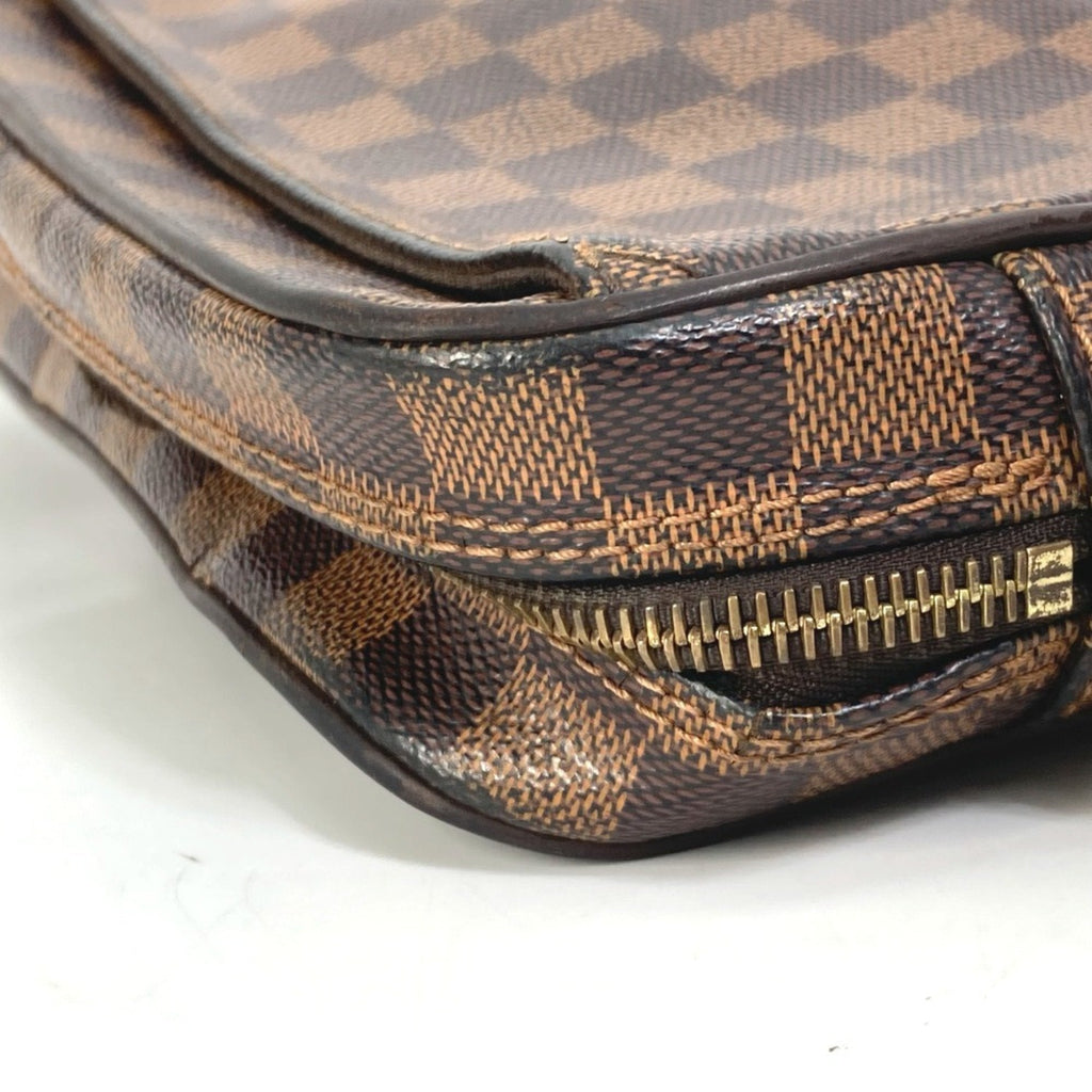 Louis Vuitton Damier Brown Ebene Damier Canvas Pochette