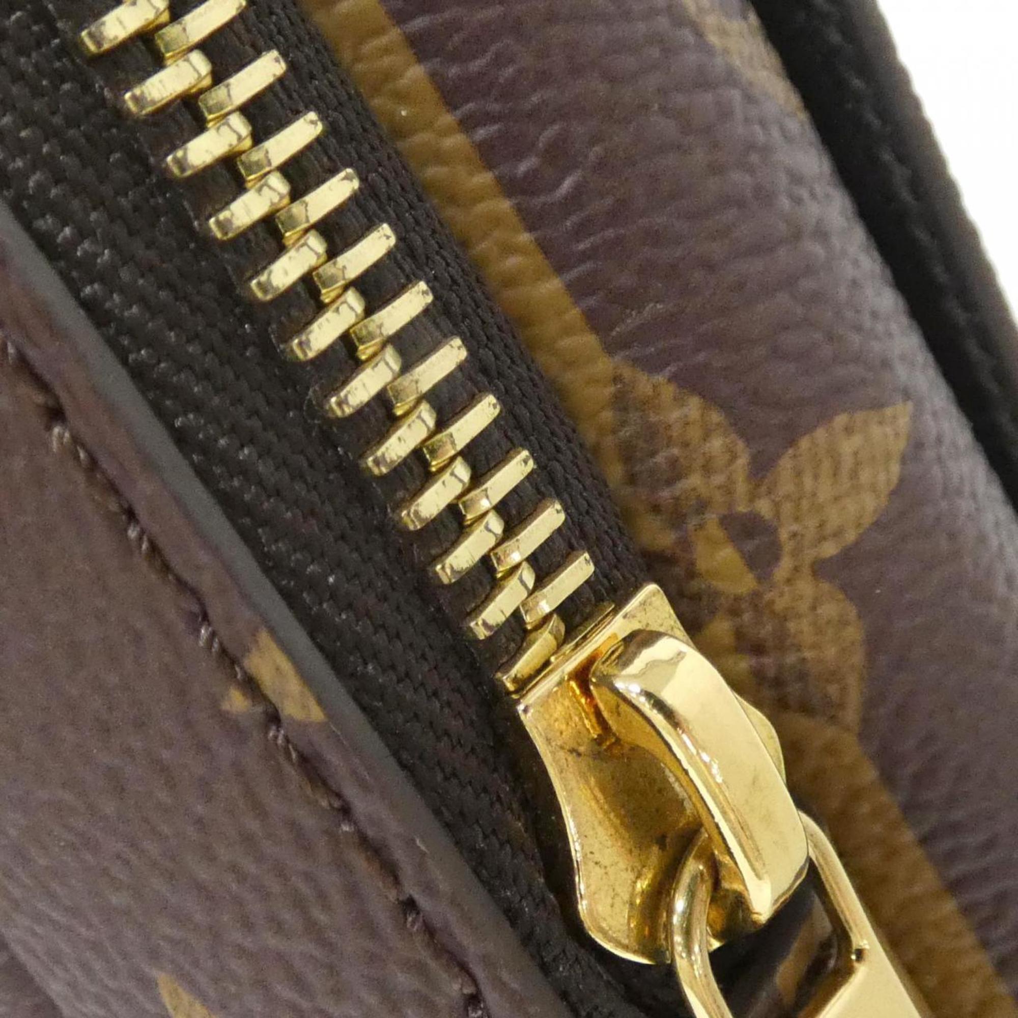 Louis Vuitton Brown Coated Canvas Shoulder Bag