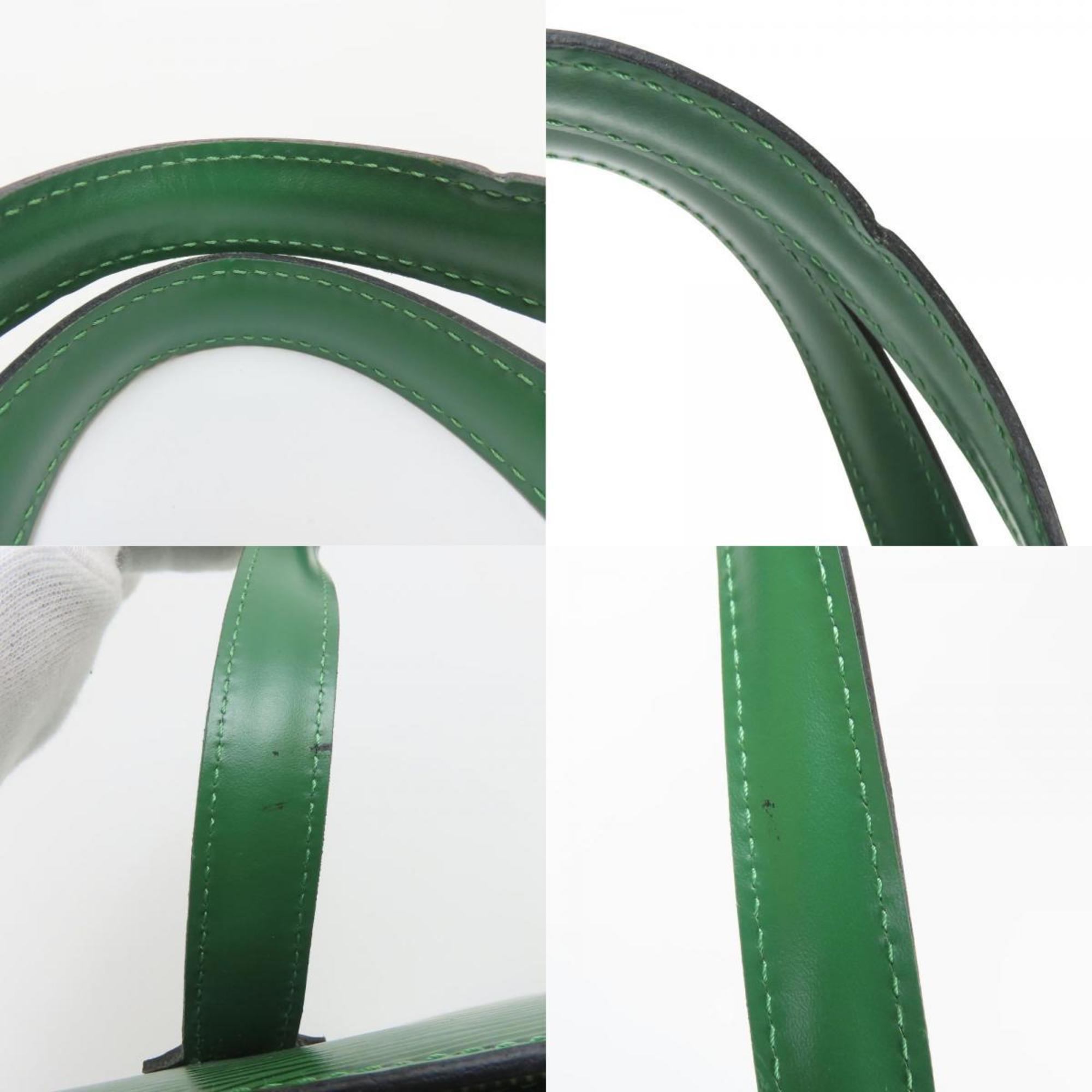 Louis Vuitton Borneo Green Epi Leather Handbag
